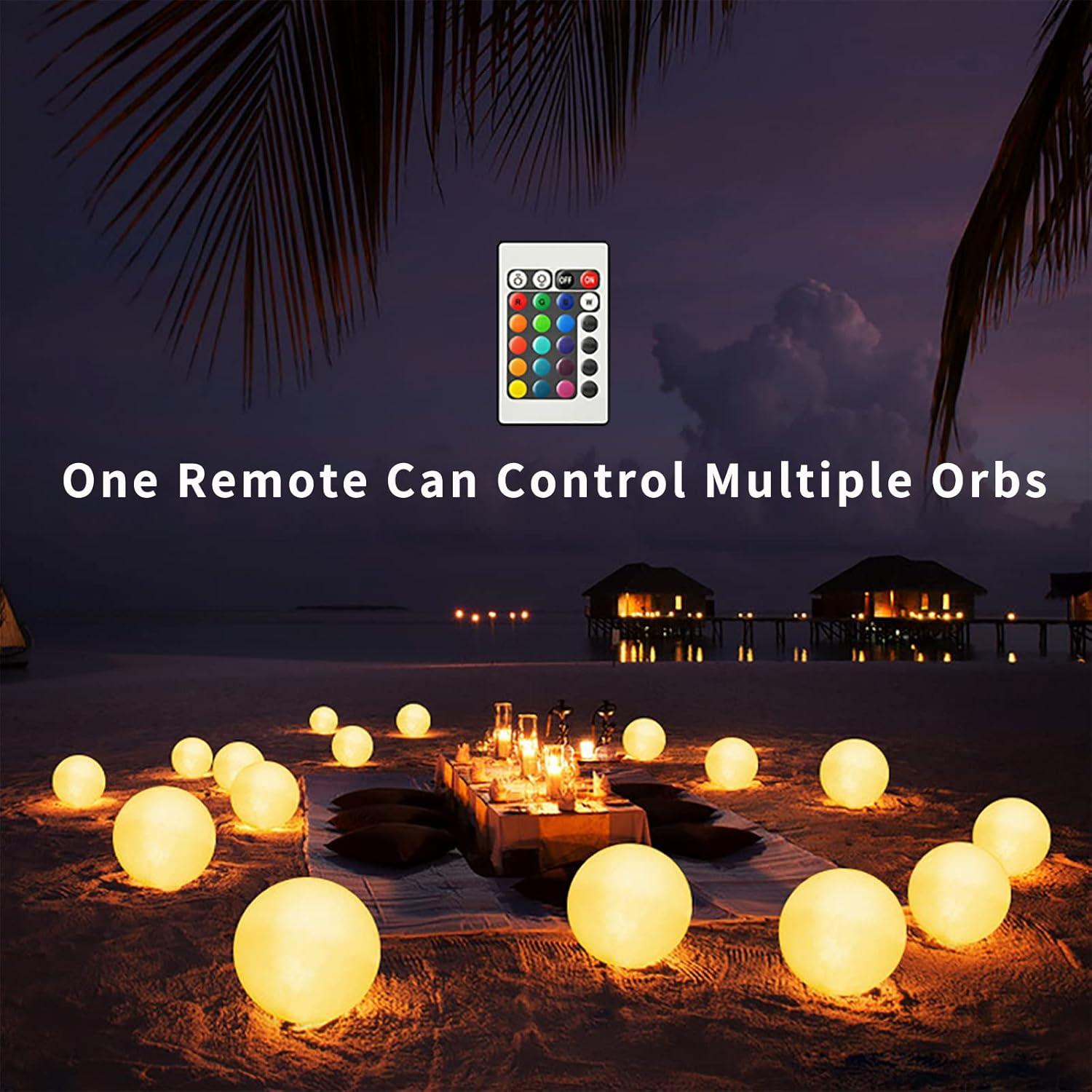 Luz Nocturna LED Censinda 20 cm Cambia de Color 16 Tonos