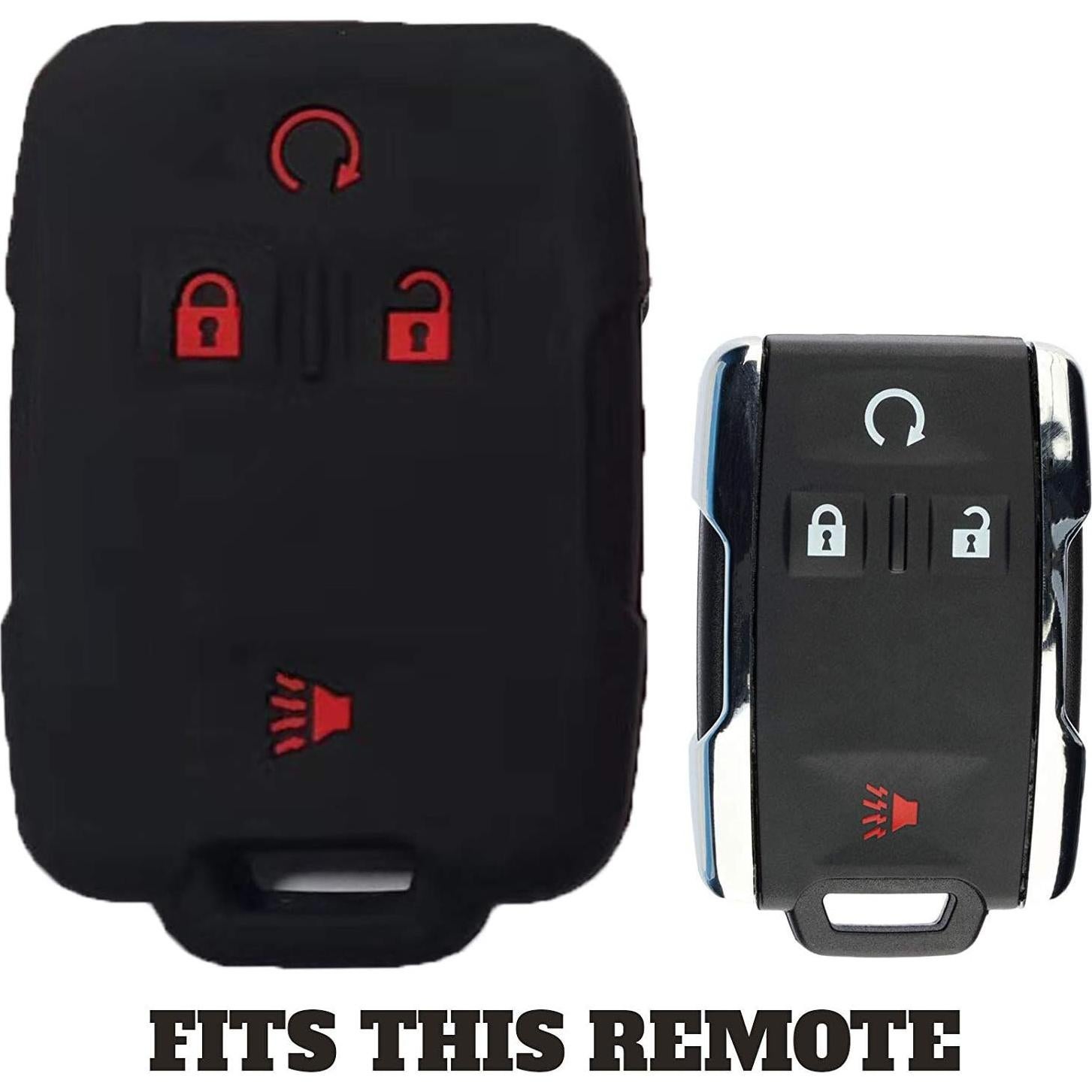 Funda de Llave Silicona KOSMIQ 2 Pcs Negro y Azul