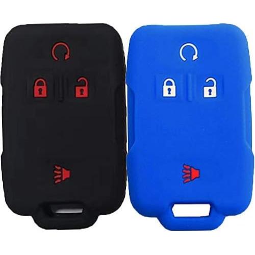 Funda de Llave Silicona KOSMIQ 2 Pcs Negro y Azul