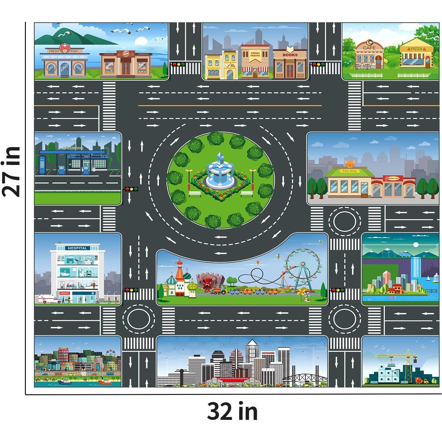 Set de Juguetes de Construcción TEMI con Alfombrilla 81x68 cm