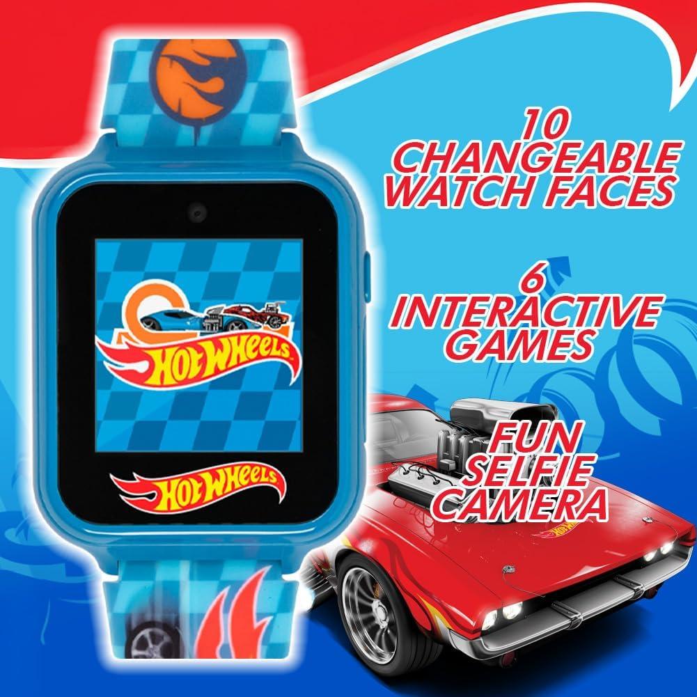 Reloj inteligente Hot Wheels para niños - Pantalla táctil, cámara