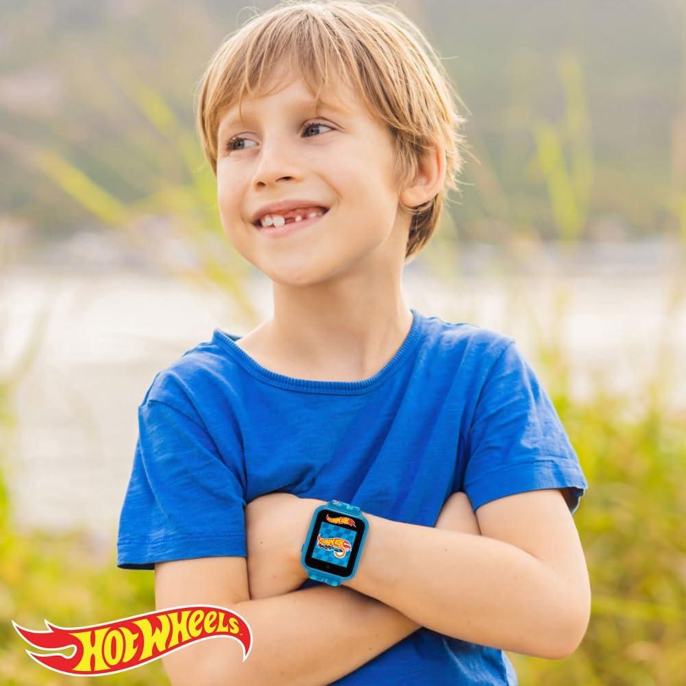 Reloj inteligente Hot Wheels para niños - Pantalla táctil, cámara