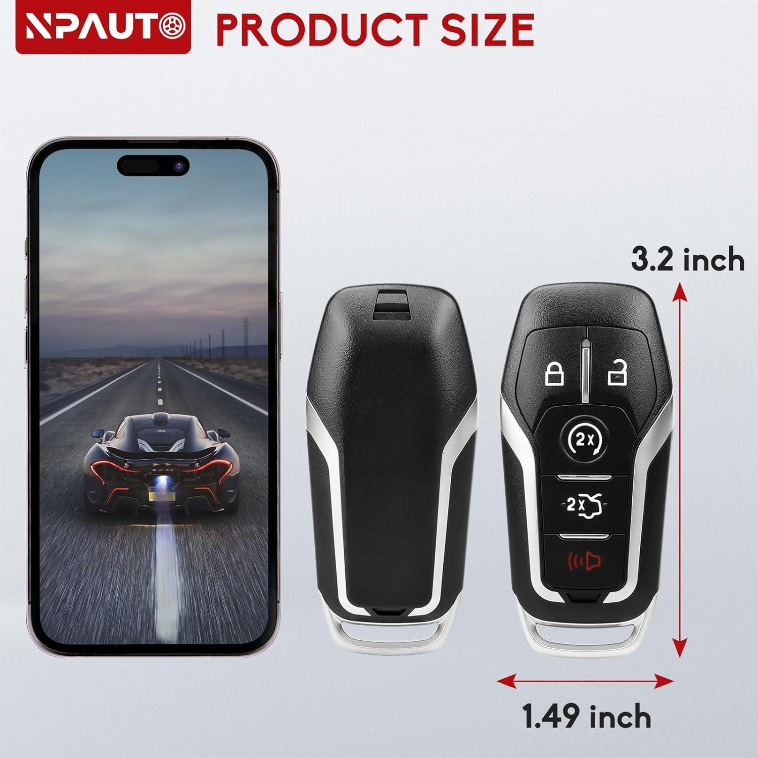 Llavero remoto NPAUTO para Ford Mustang y Lincoln 2013-2019