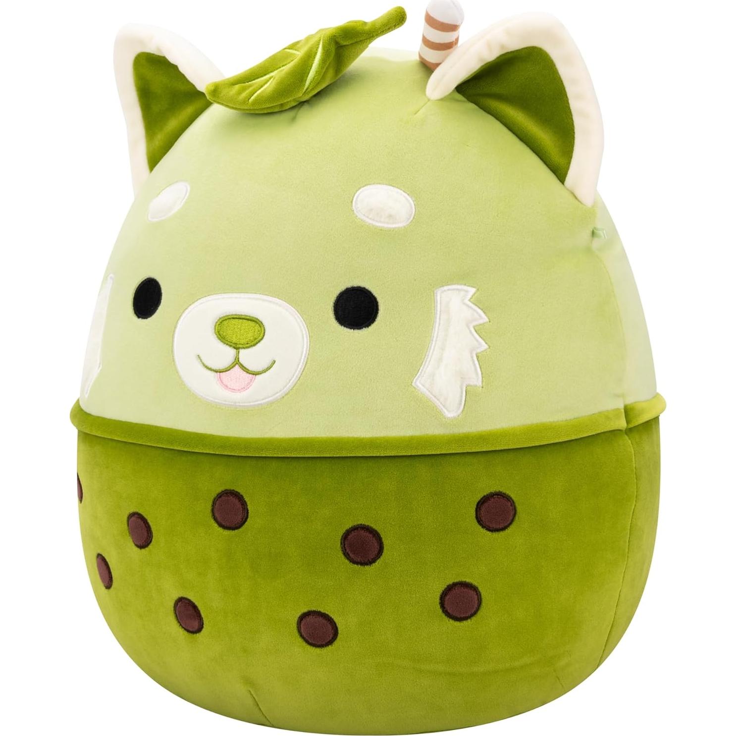 Peluche Squishmallows Eitan Panda Rojo 35.56cm Oficial Jazwares