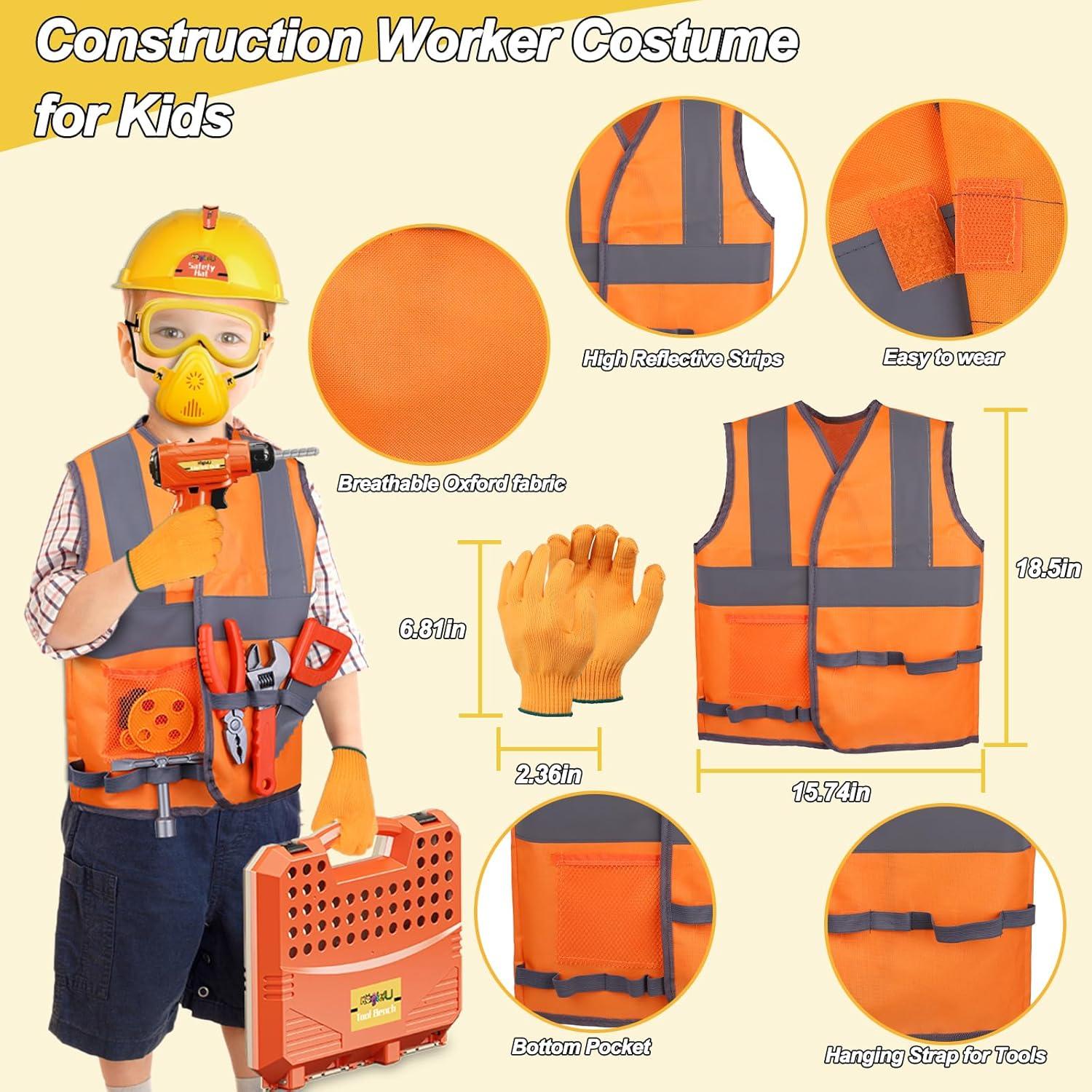 Juego de Banco de Herramientas MAGIC4U 95PCS para Niños