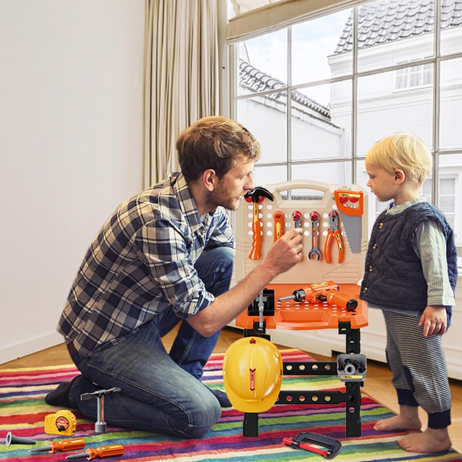 Juego de Banco de Herramientas MAGIC4U 95PCS para Niños