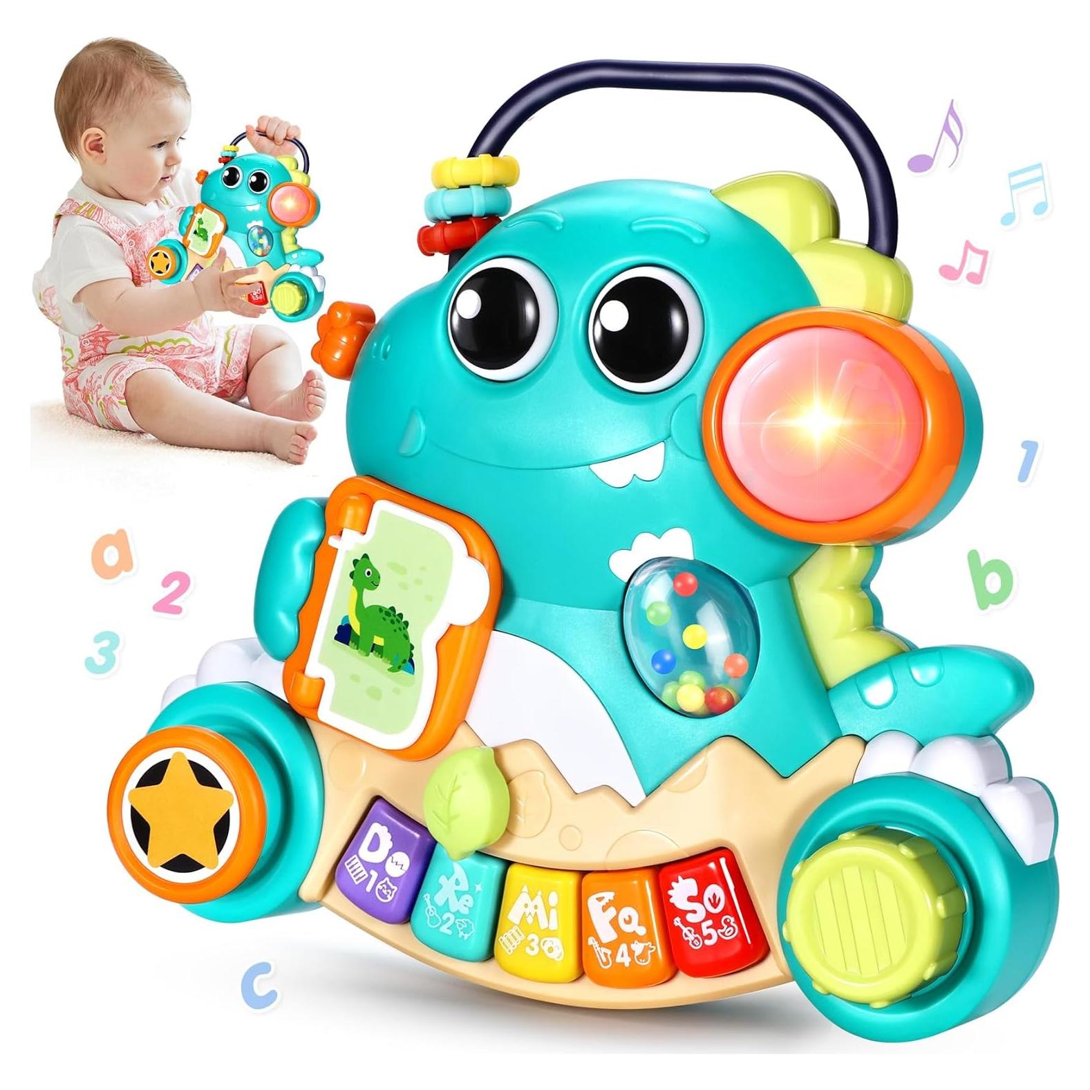 Juguete Musical Interactivo WITALENT Piano Dinosaurio 6-12 Meses