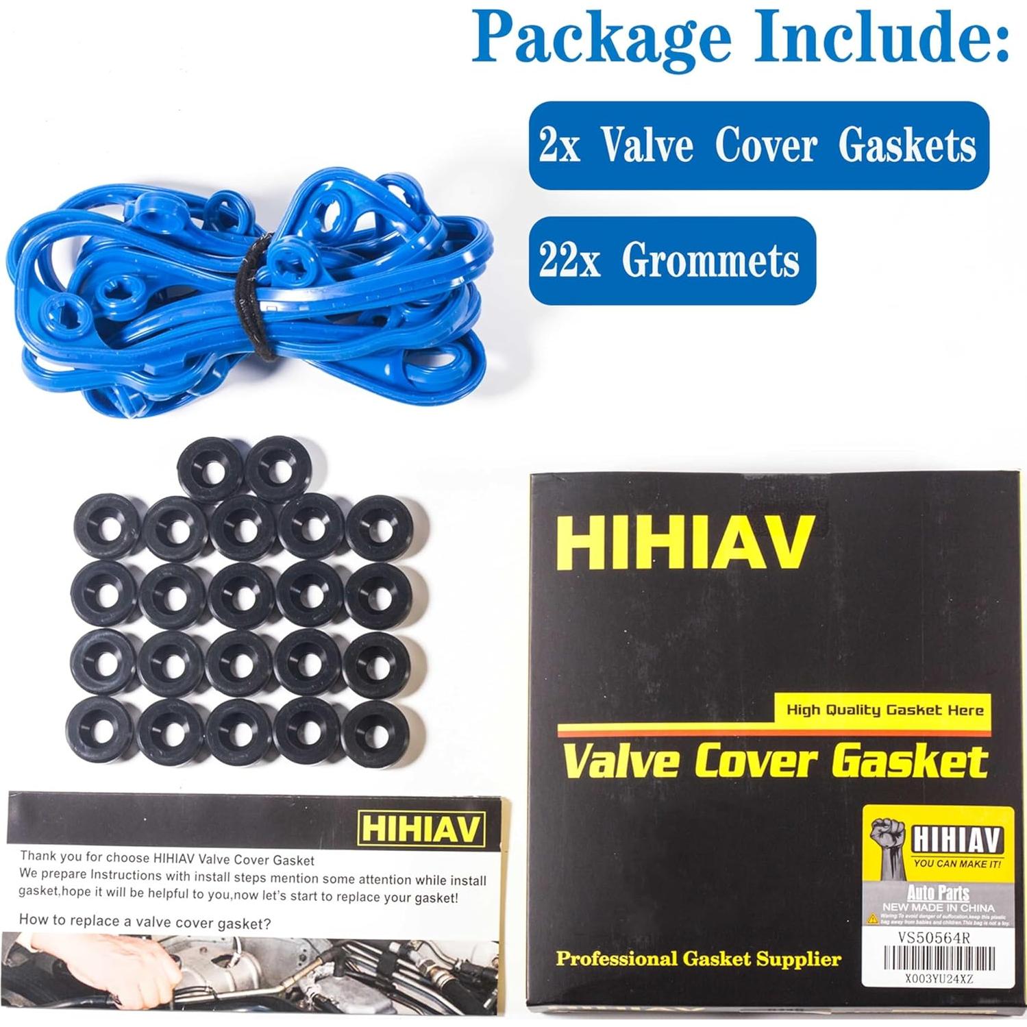 Junta de Tapa de Válvula HIHIAV VS50564R para Ford 4.6L