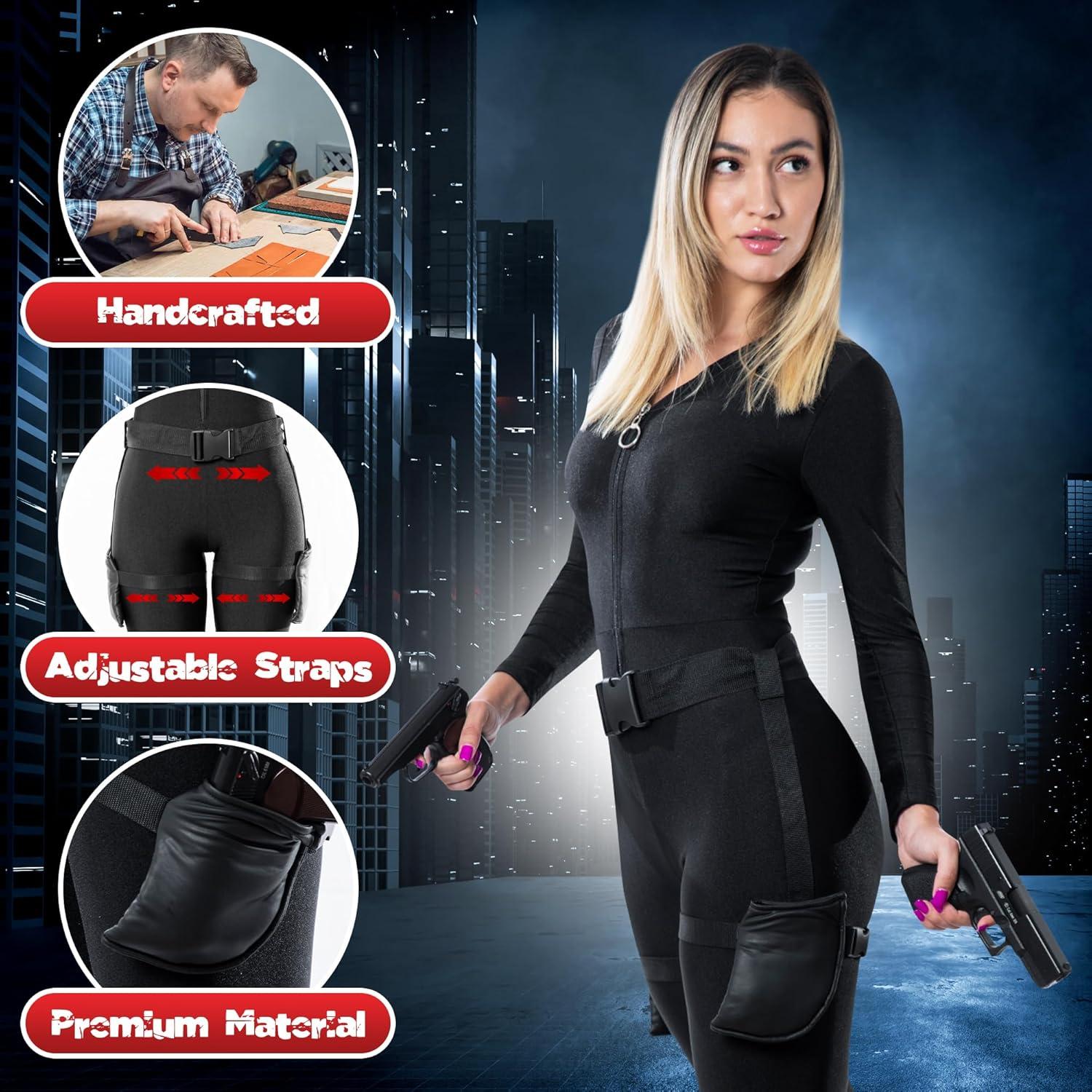 Cinturón de Disfraz de Viuda Negra Zadin para Mujeres - Ajustable