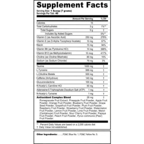 G Fuel Dragon Ball Z Polvo Energético Sin Azúcar 280g