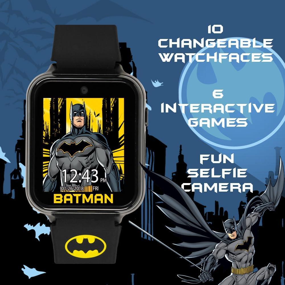 Reloj Inteligente para Niños Batman BAT4740 - Pantalla Táctil, Cámara, Juegos