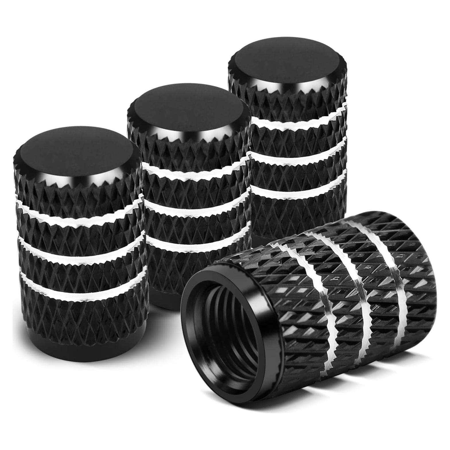 Tapas de Neumáticos VIHIMAI 4PCS para Modelos S 3 X Y Negro