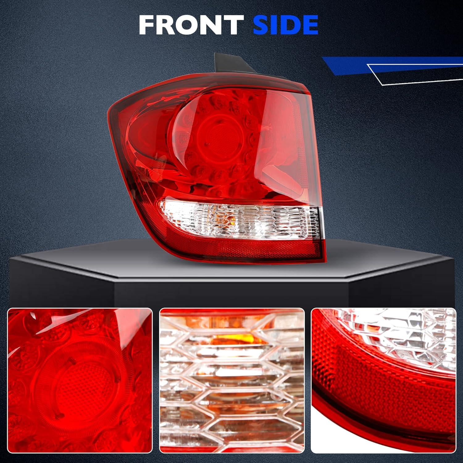 Luz de freno trasera LED Misakomo para Dodge Journey 2011-2020 LH