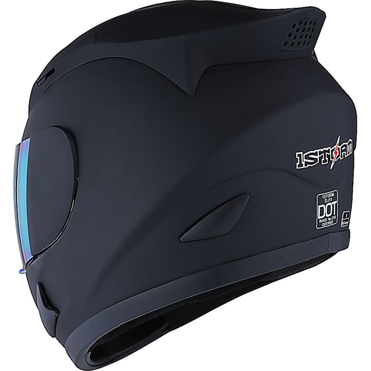 1STORM Motorcycle Bike Full Face Helmet Shield Mechanic