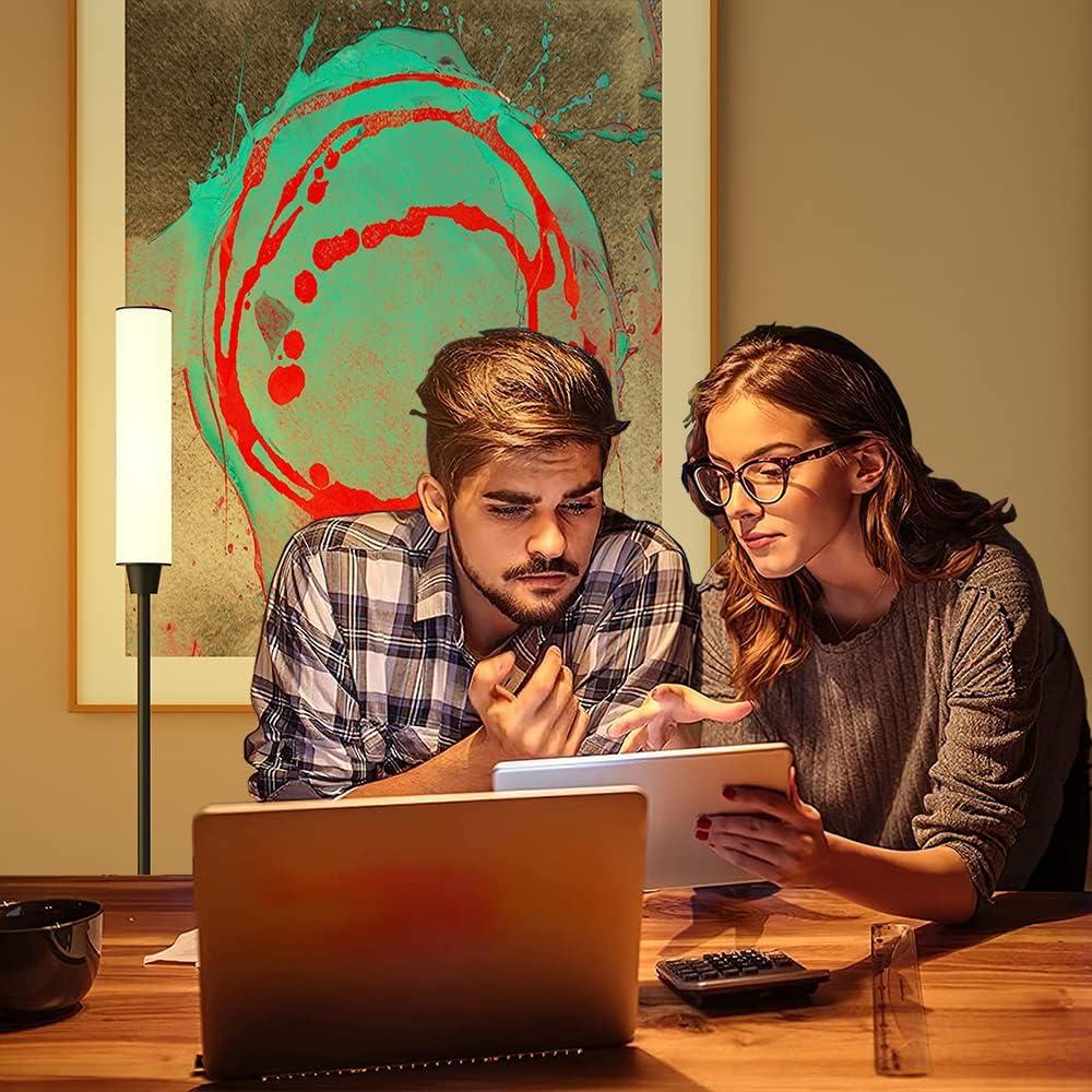 Lámpara de Pie Nukanu con Control Remoto y Luz Ajustable