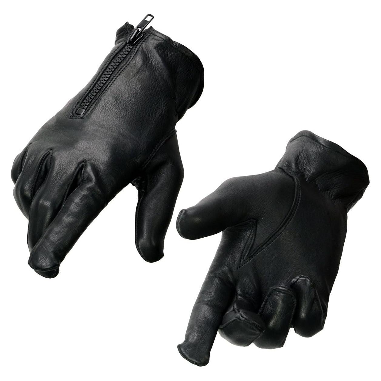 Guantes de Cuero de Ciervo Negro SH867 Milwaukee para Hombre