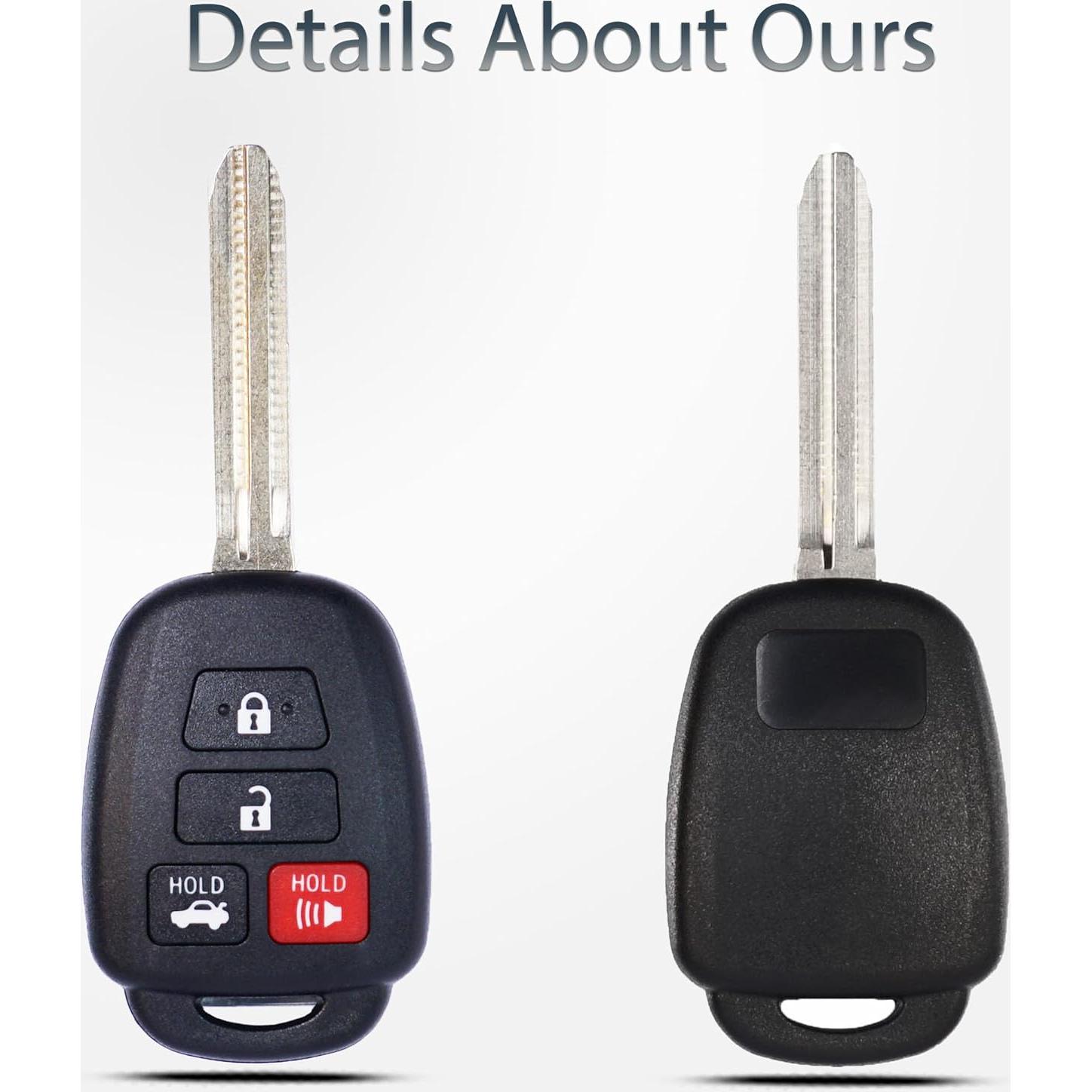 Funda de Llave Toyota Camry Corolla RAV4 2012-2019 SUPALAND