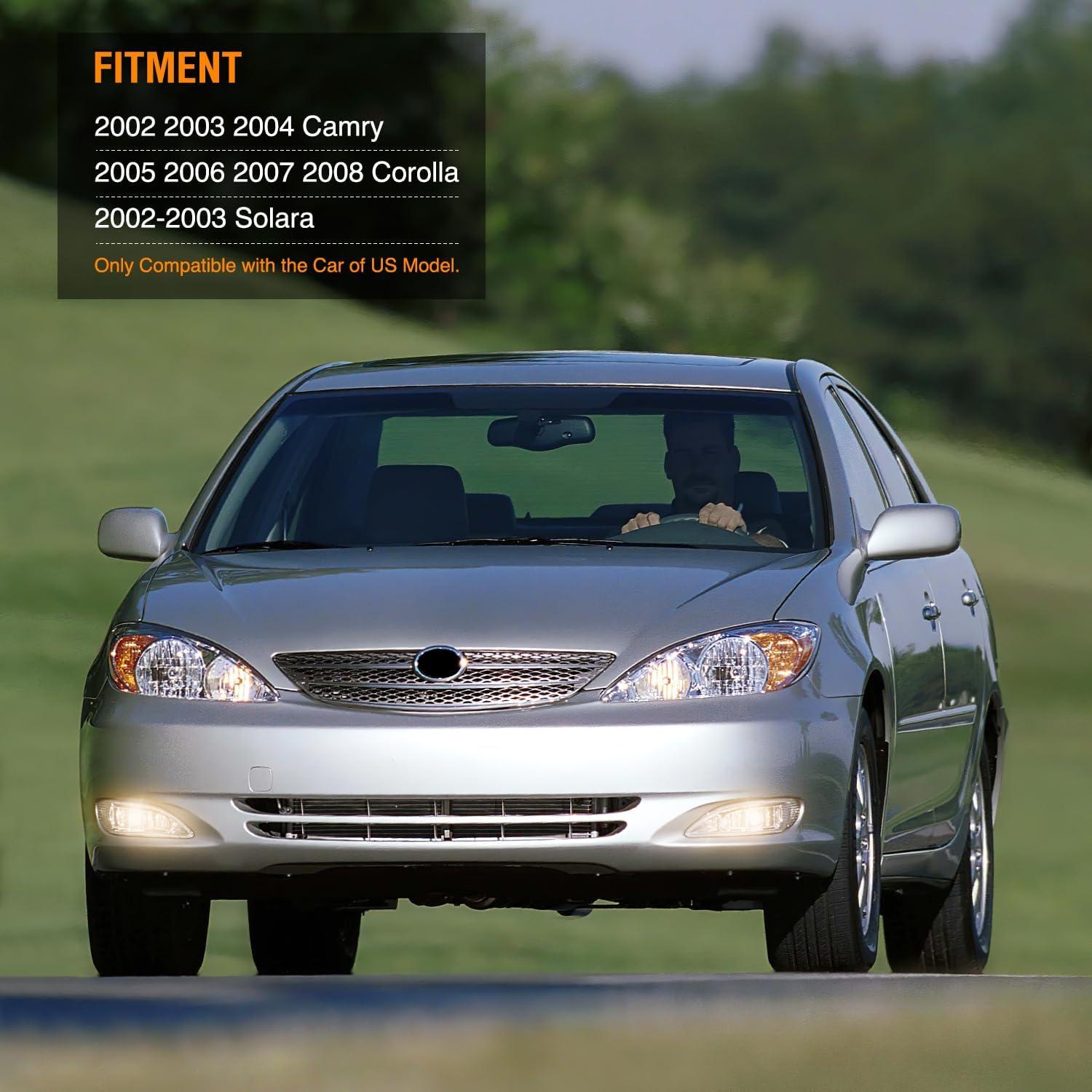 Luces Antiniebla Nilight 9006 12V 55W para Toyota Camry/Corolla