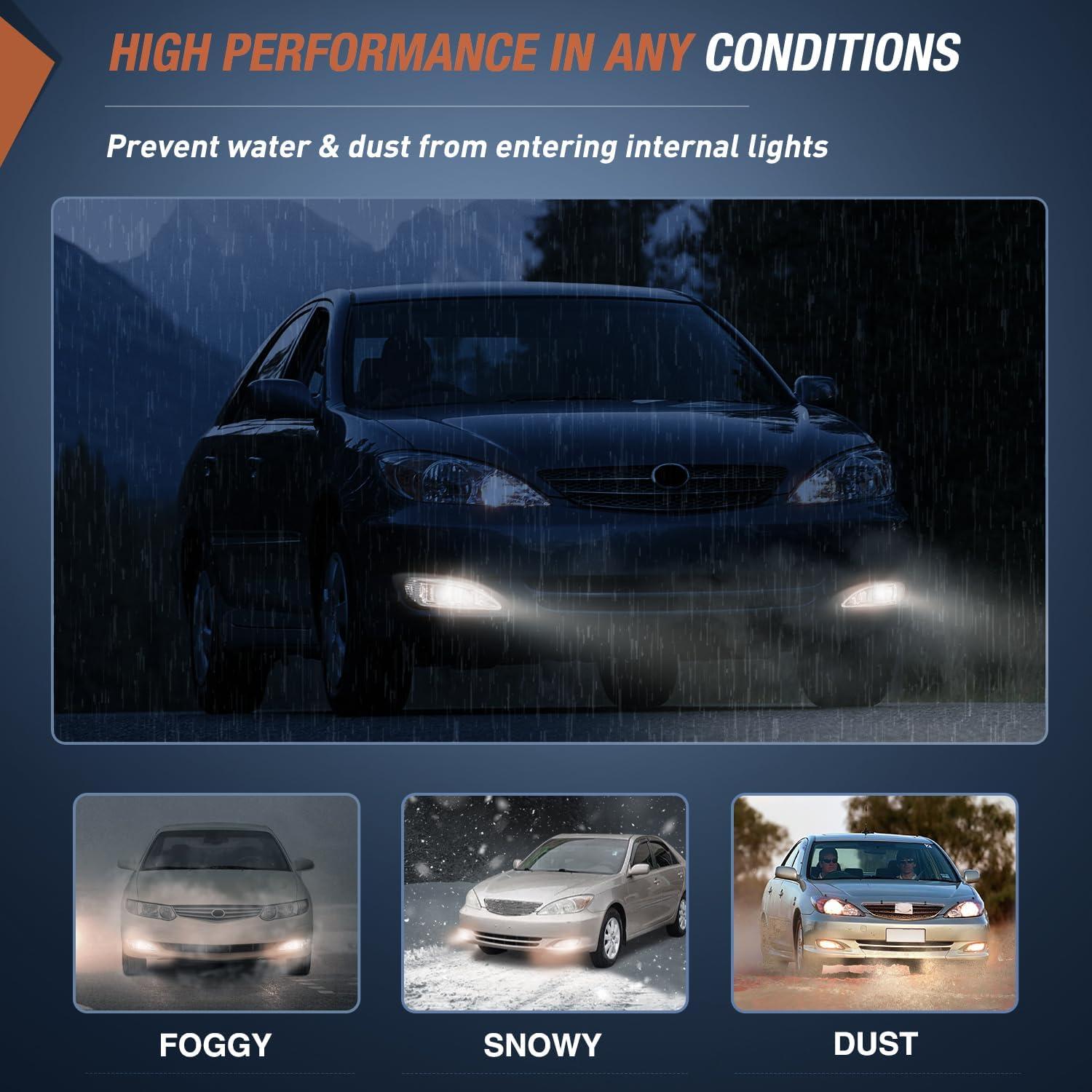 Luces Antiniebla Nilight 9006 12V 55W para Toyota Camry/Corolla