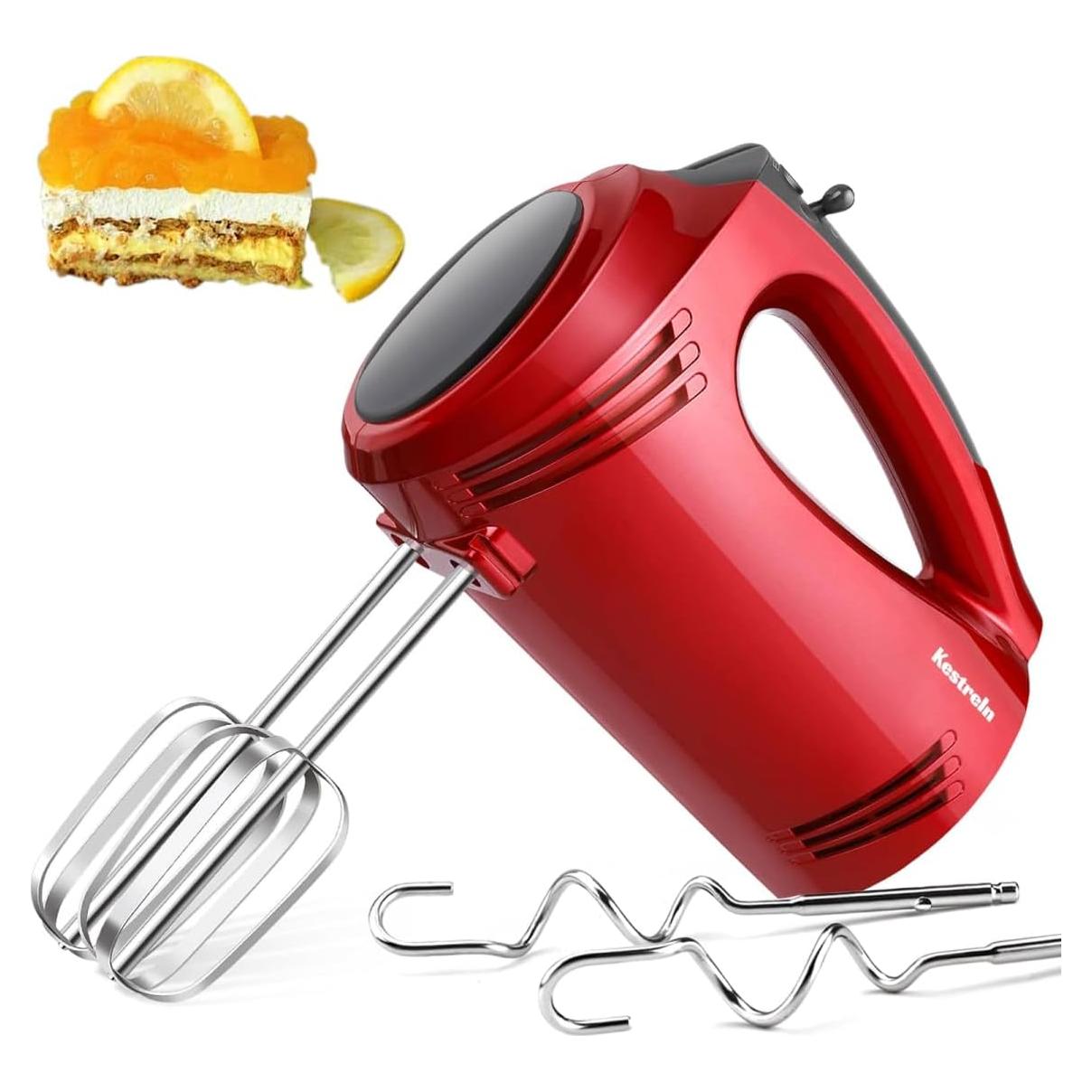 Batidora de Mano Kestreln S1 350W 5 Velocidades Roja