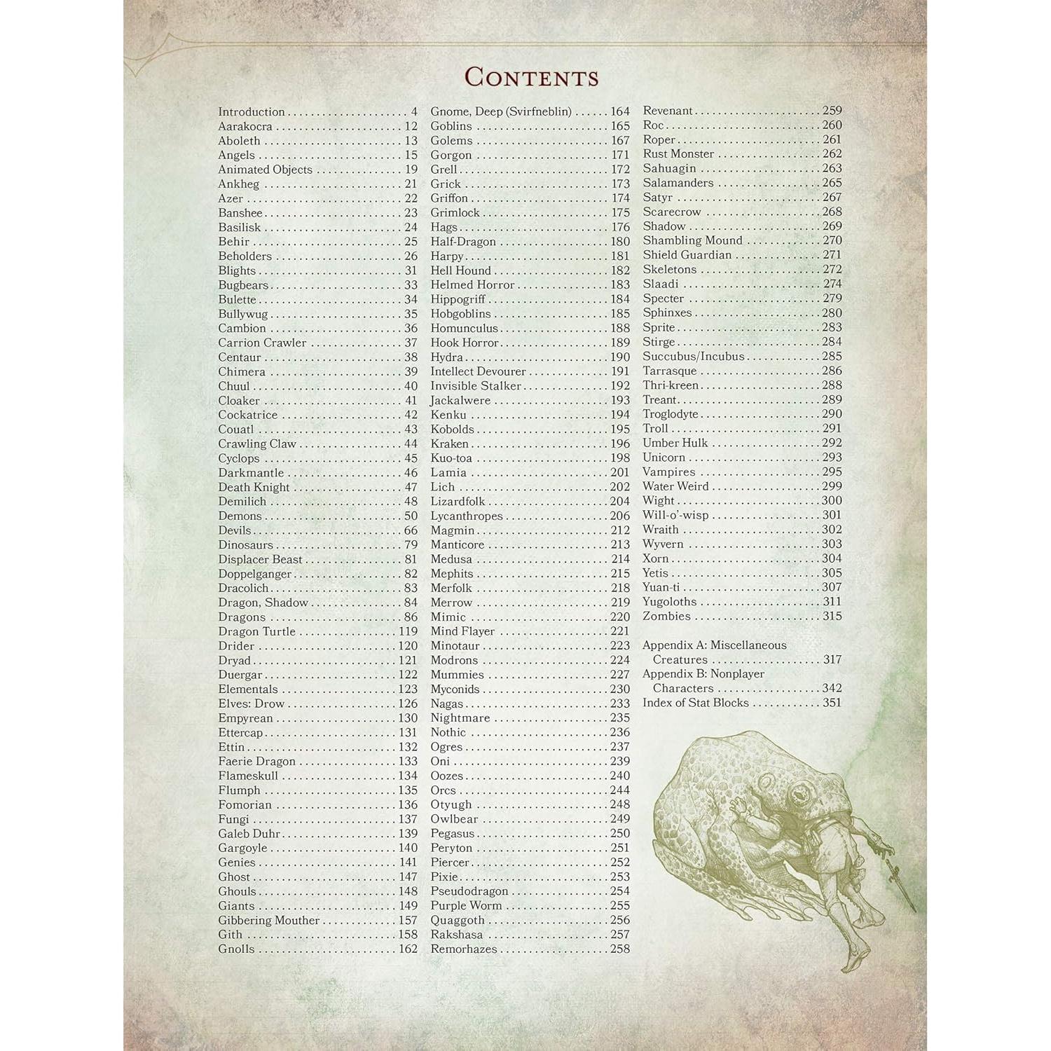 Manual de Monstruos D&D 2014 - Wizards of the Coast - Español