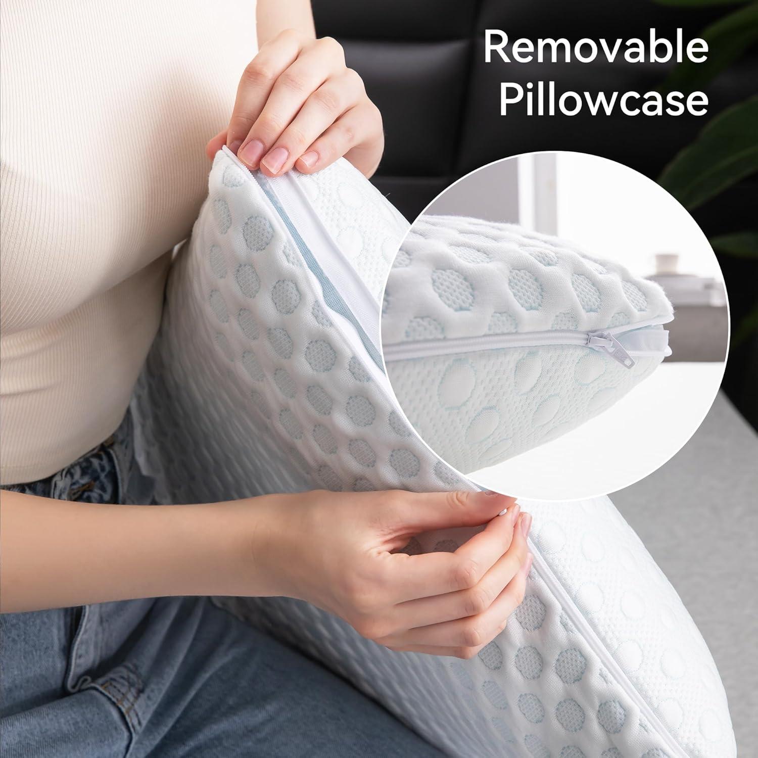 Almohada Hcore Espuma Viscoelástica Gel Doble Cara 60x40 cm