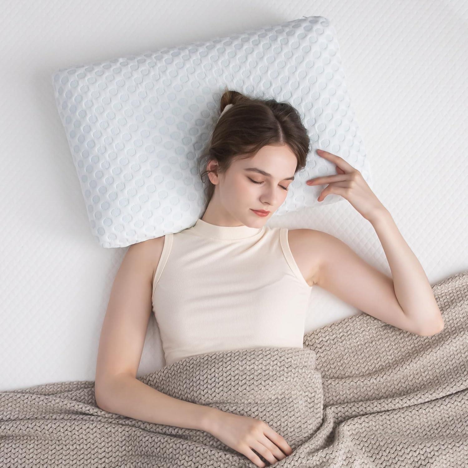 Almohada Hcore Espuma Viscoelástica Gel Doble Cara 60x40 cm