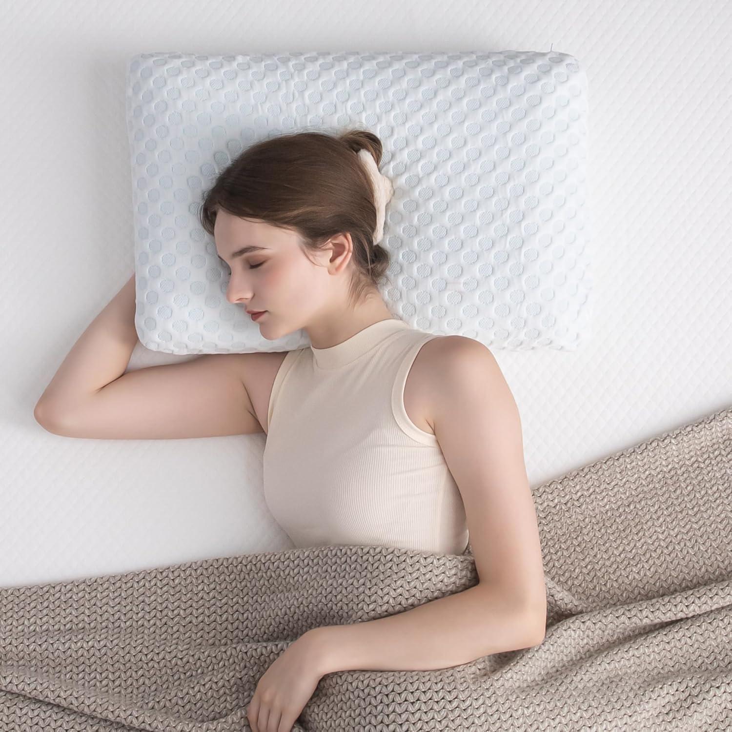 Almohada Hcore Espuma Viscoelástica Gel Doble Cara 60x40 cm