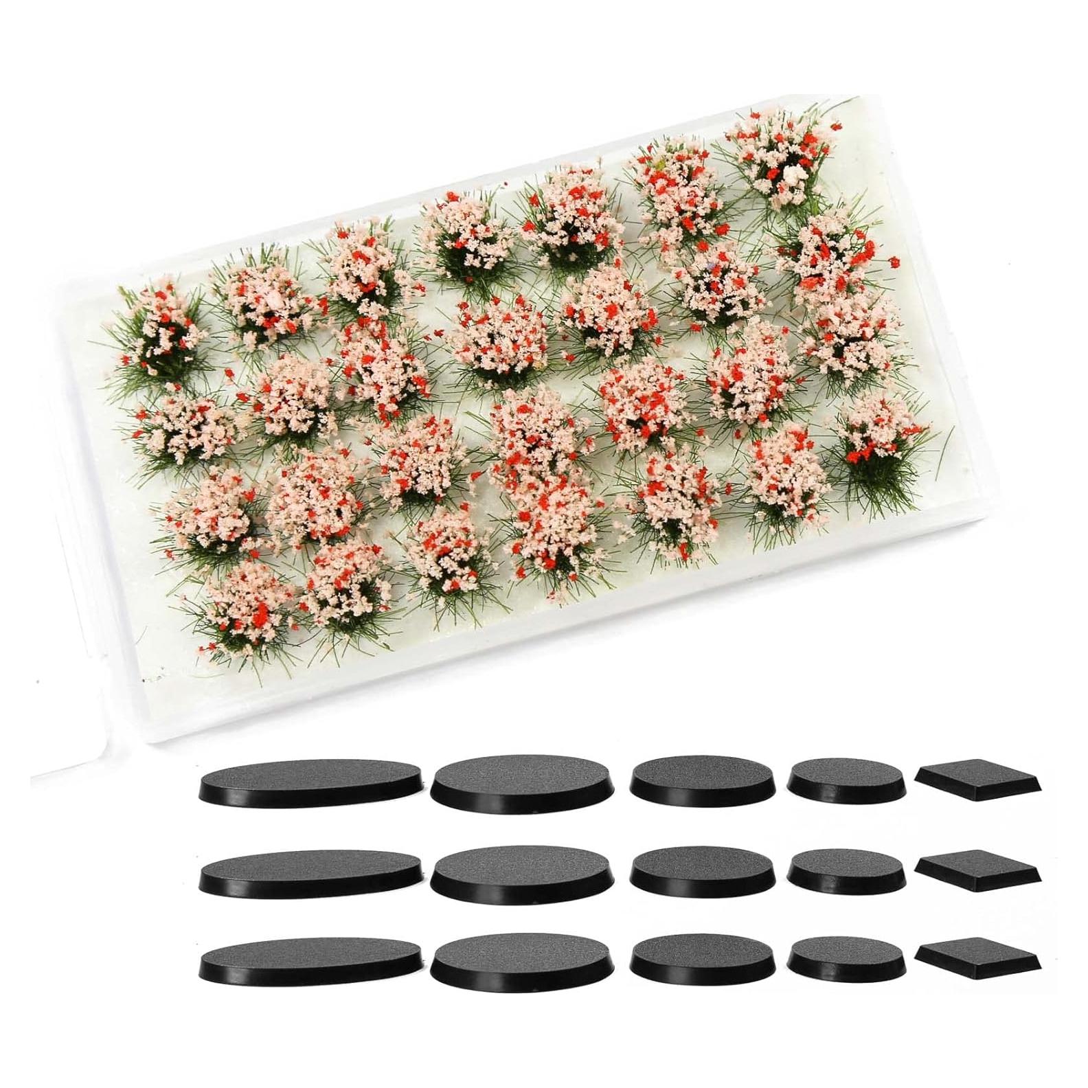 Arbustos Miniatura Flores Tuft Evemodel para Escenografía