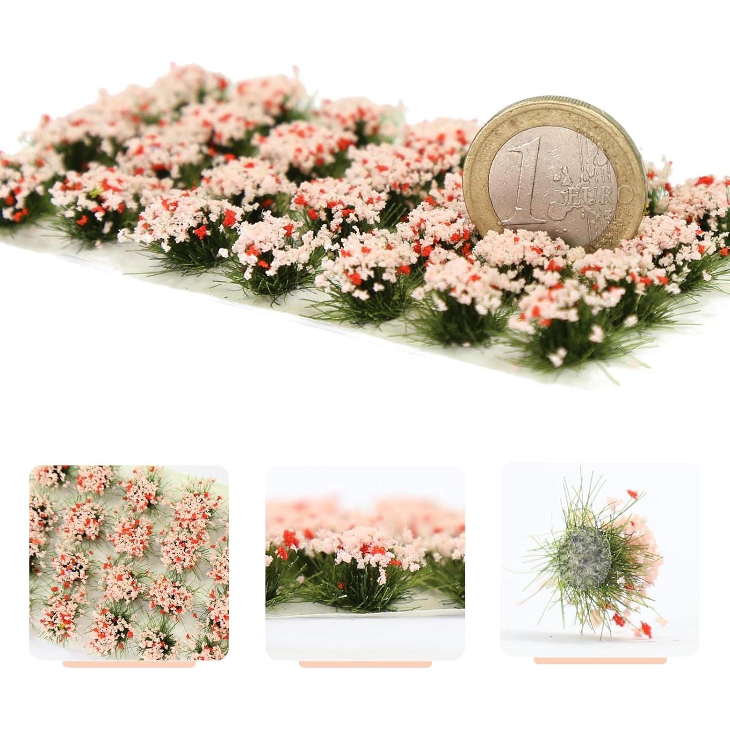 Arbustos Miniatura Flores Tuft Evemodel para Escenografía