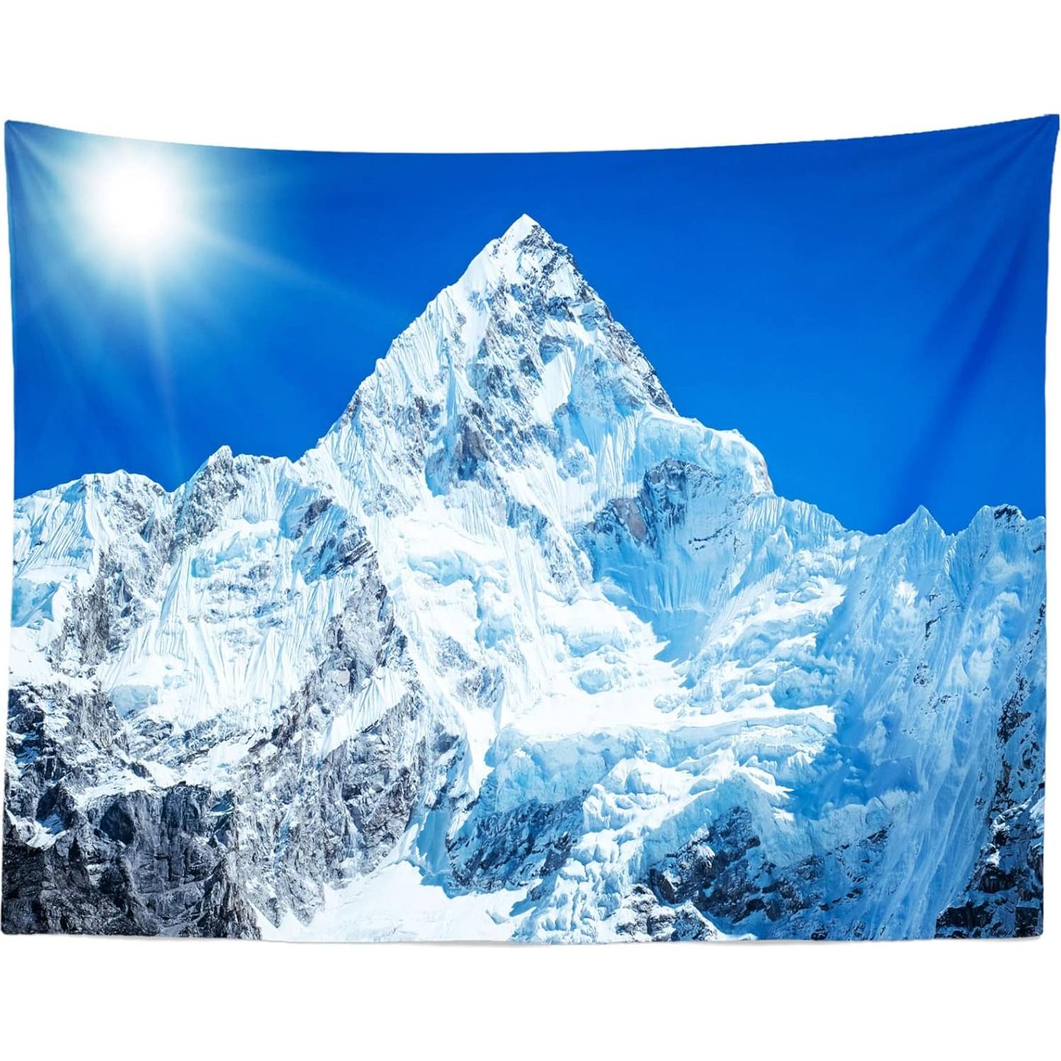 Telón de Fondo BELECO 1.5x0.9m Nieve Montañas Everest