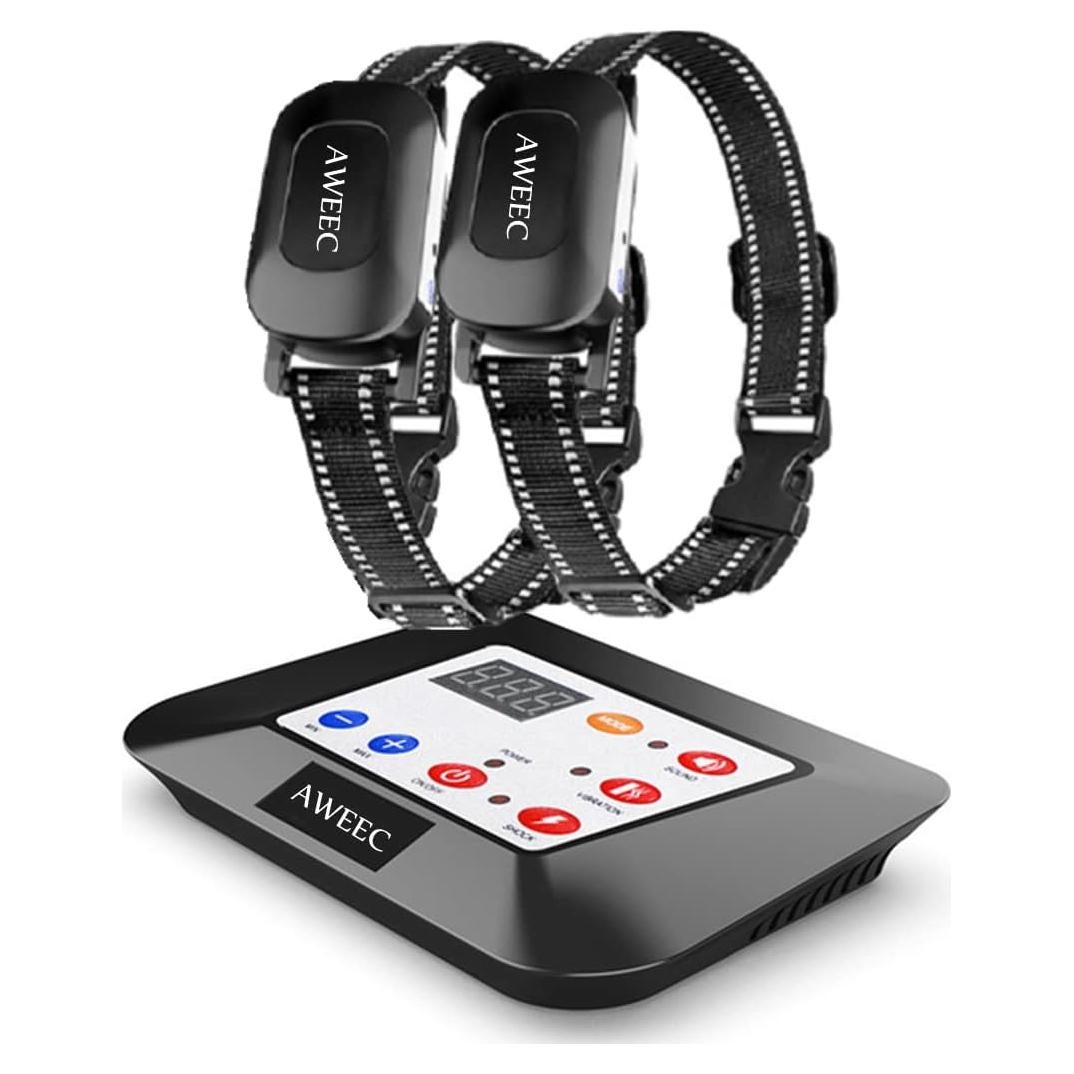 Sistema de Cerca Inalámbrica y Collar de Entrenamiento Aweec 2025