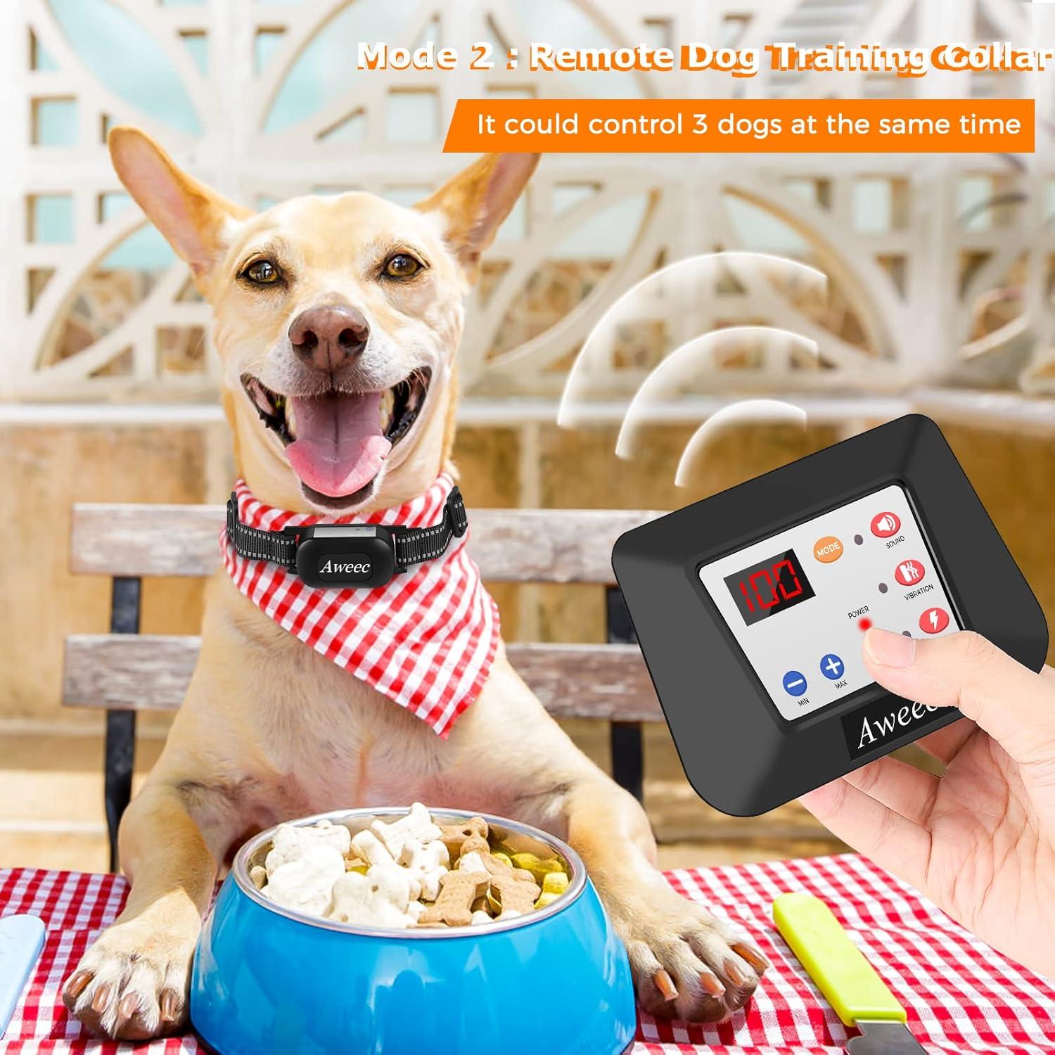 Sistema de Cerca Inalámbrica y Collar de Entrenamiento Aweec 2025