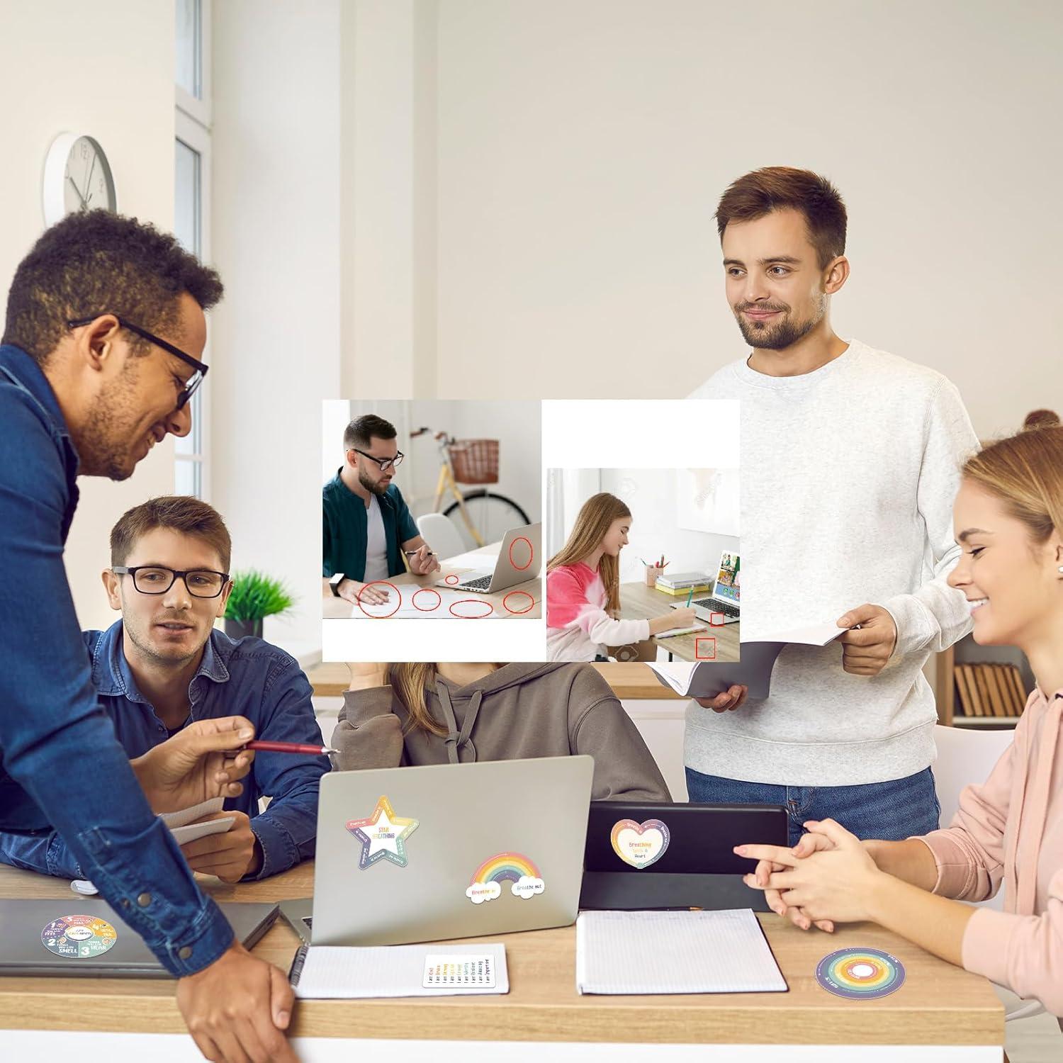 Stickers Sensoriales de Ansiedad Tenceur 60 Pcs Color Boho