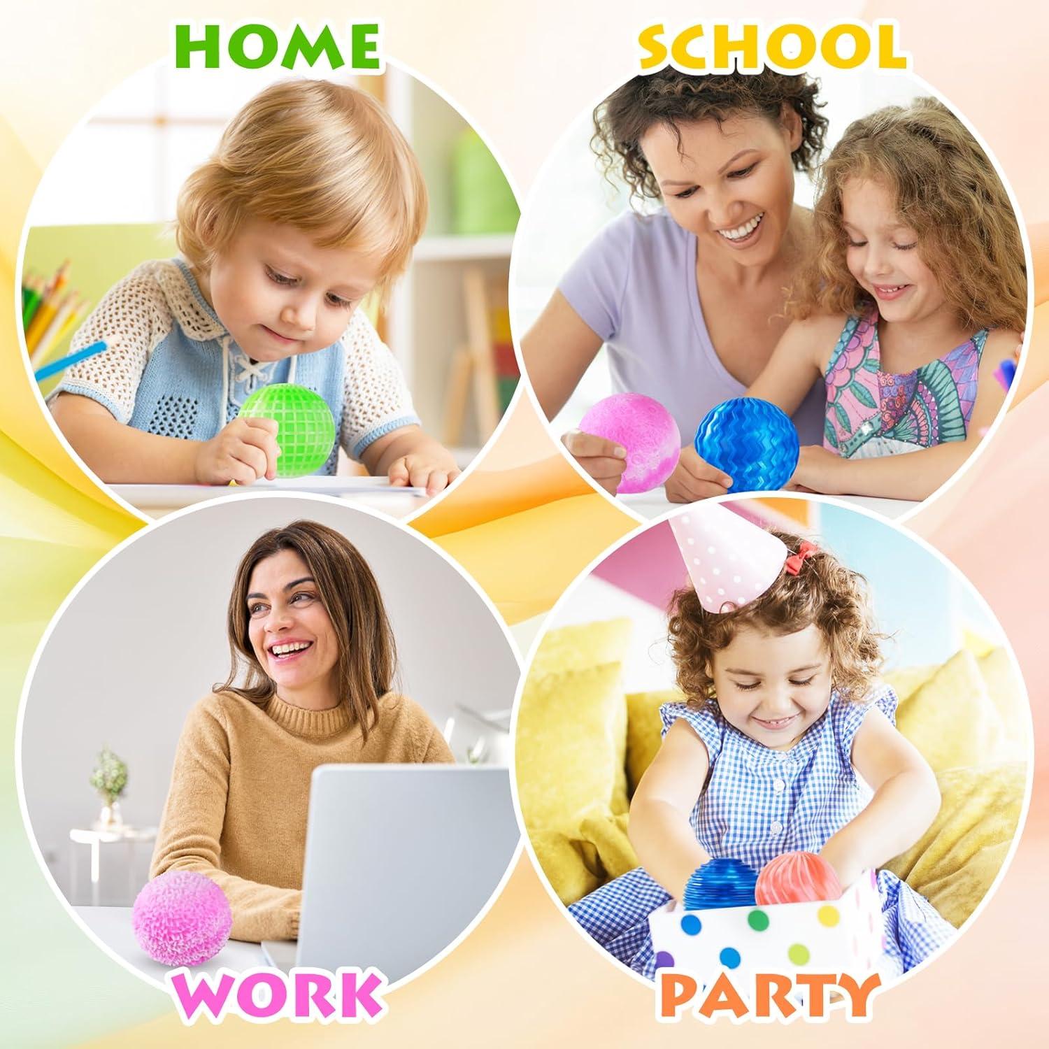 Bolas Antiestrés de Harina Mágica Drephere - Paquete de 6