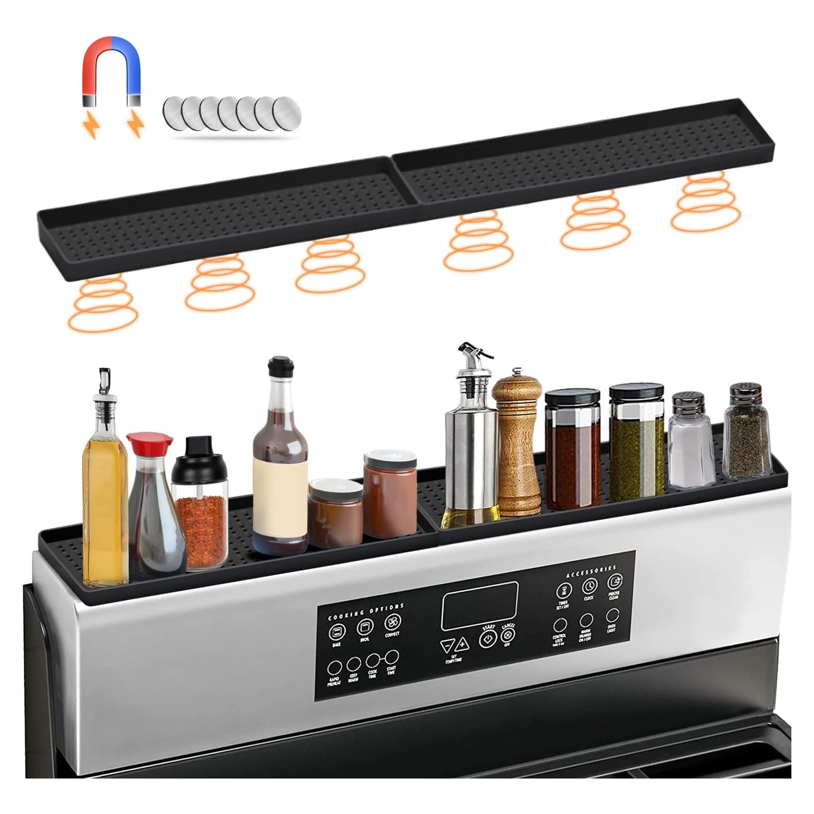 Estante Magnético BFONS 76 cm para Especias de Cocina