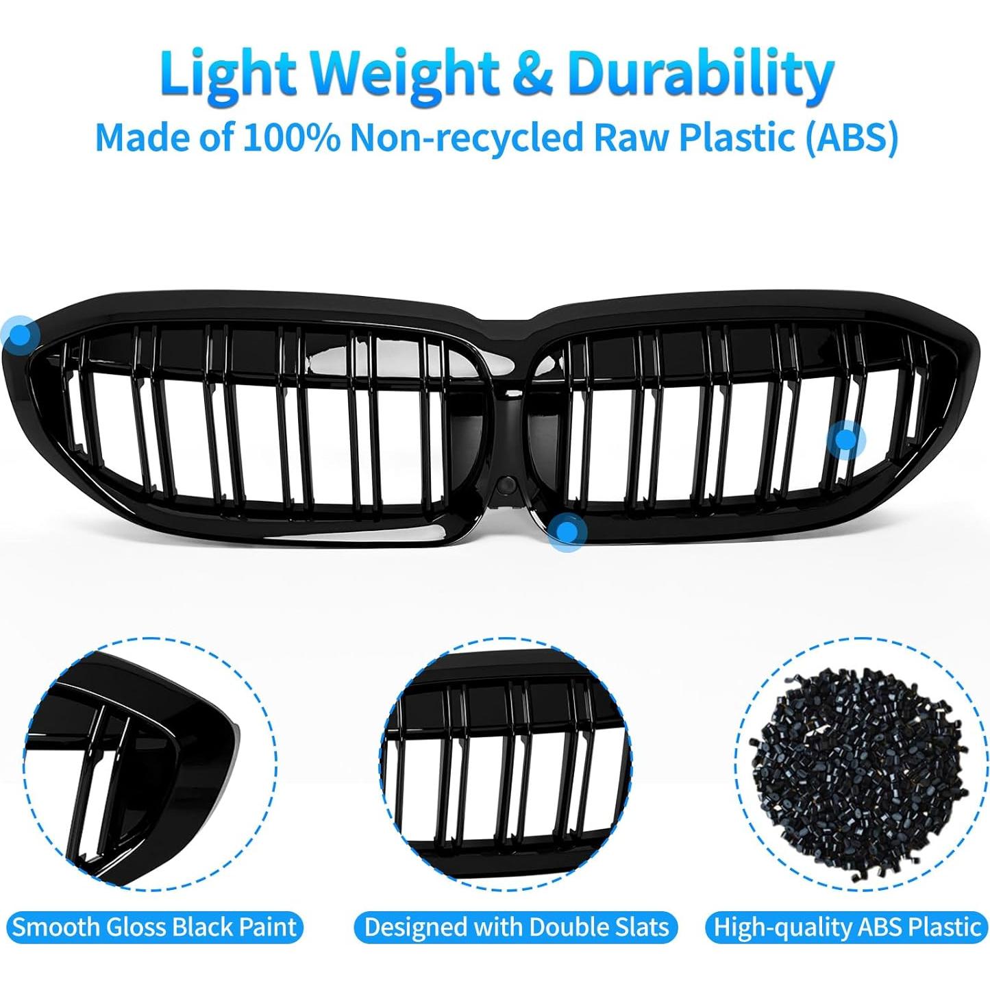 Parrilla Delantera BMW G20 2019-2022 Negro Brillante