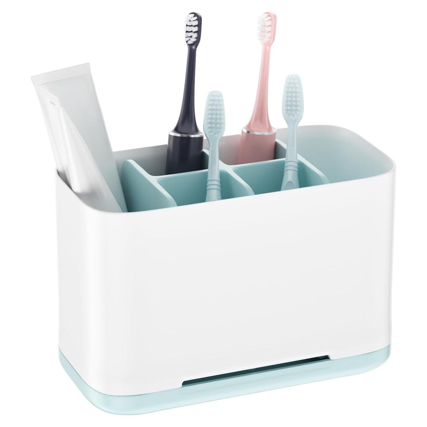 Soporte para Cepillos de Dientes CUEPAINT Azul Ajustable