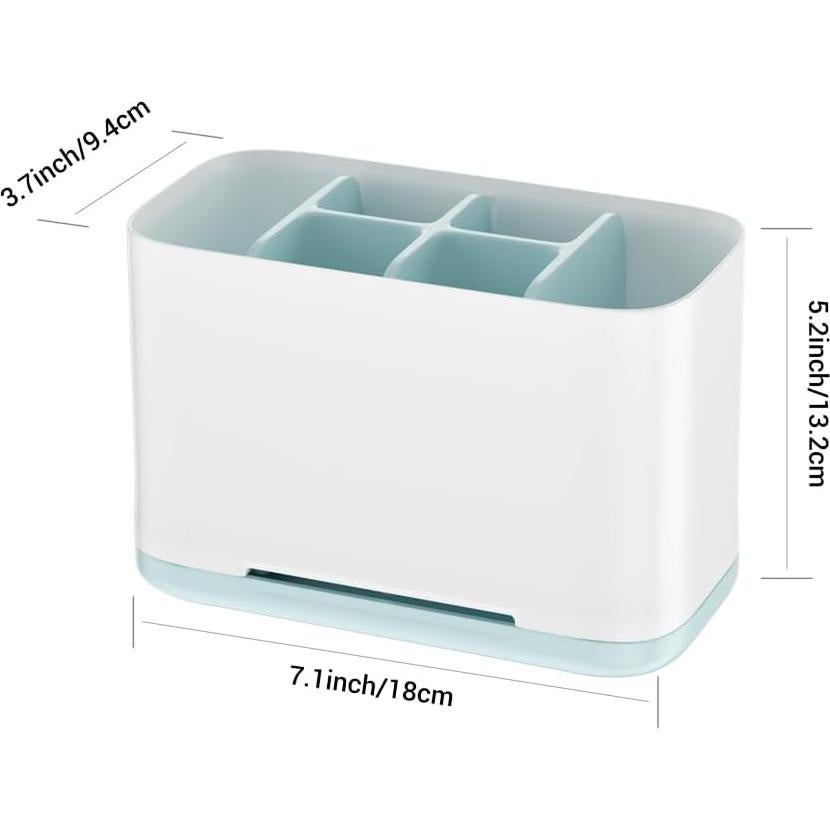 Soporte para Cepillos de Dientes CUEPAINT Azul Ajustable