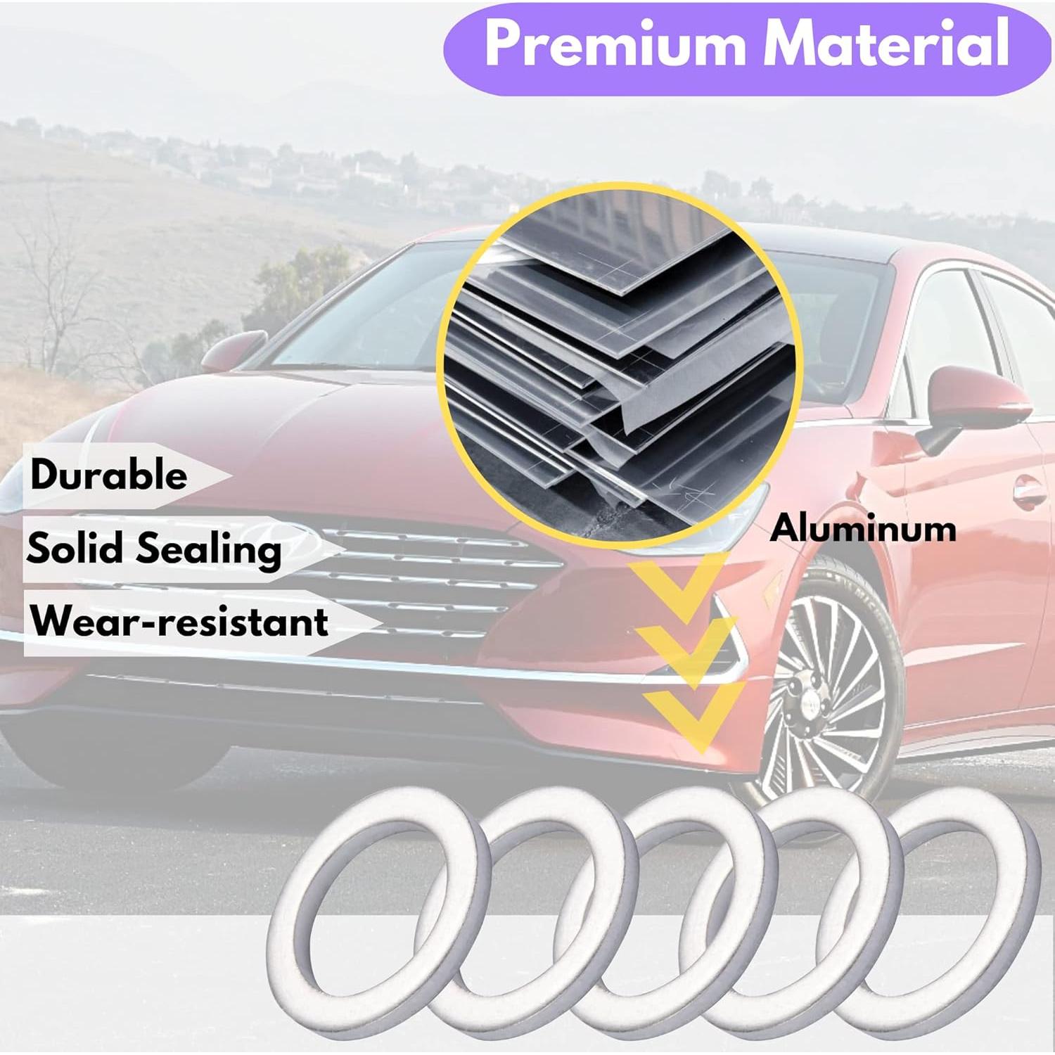 Junta de Drenaje de Aceite KOOPATZ M14 para Hyundai Kia
