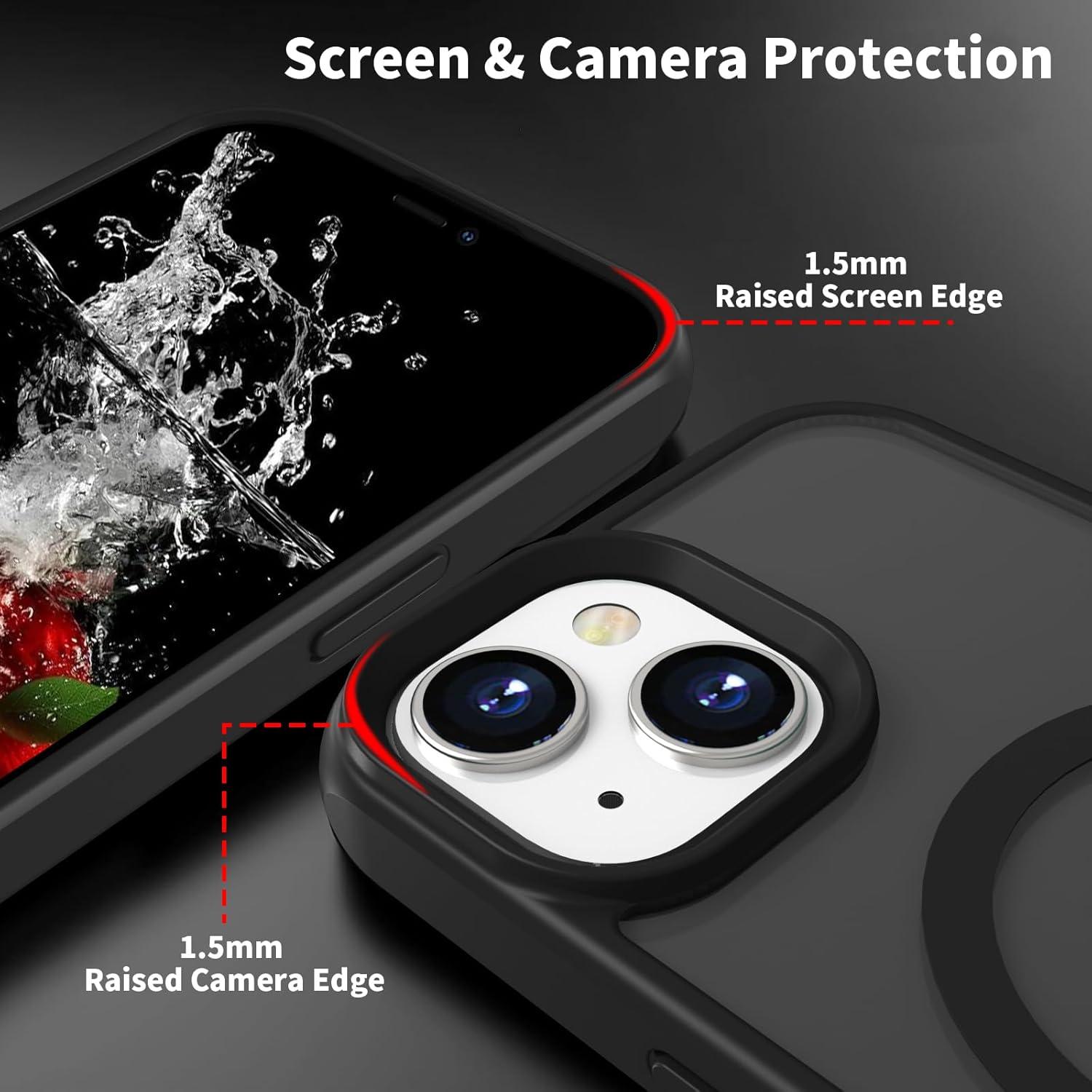 Funda Protectora SouLips para iPhone 13/14 Magnética Negra