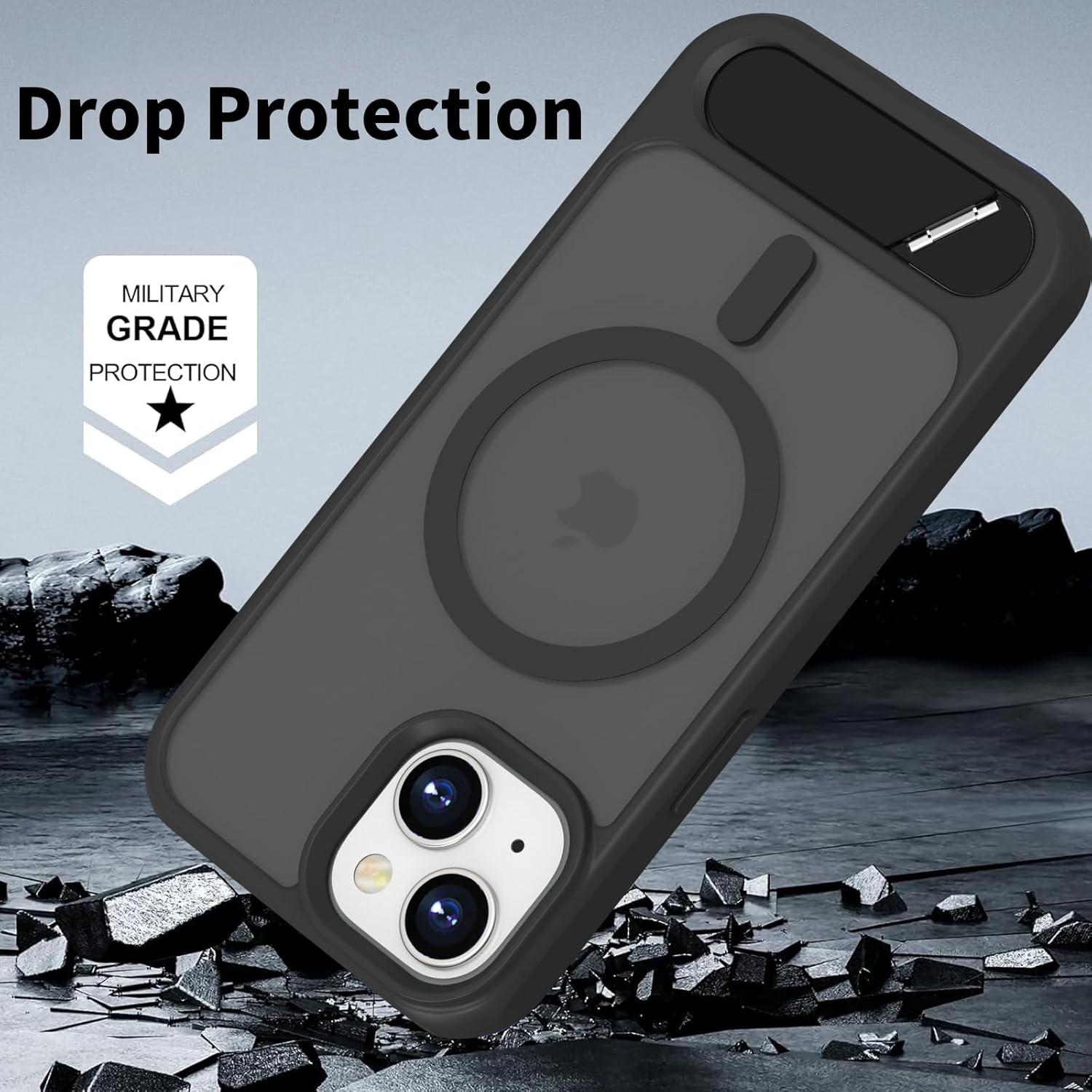 Funda Protectora SouLips para iPhone 13/14 Magnética Negra