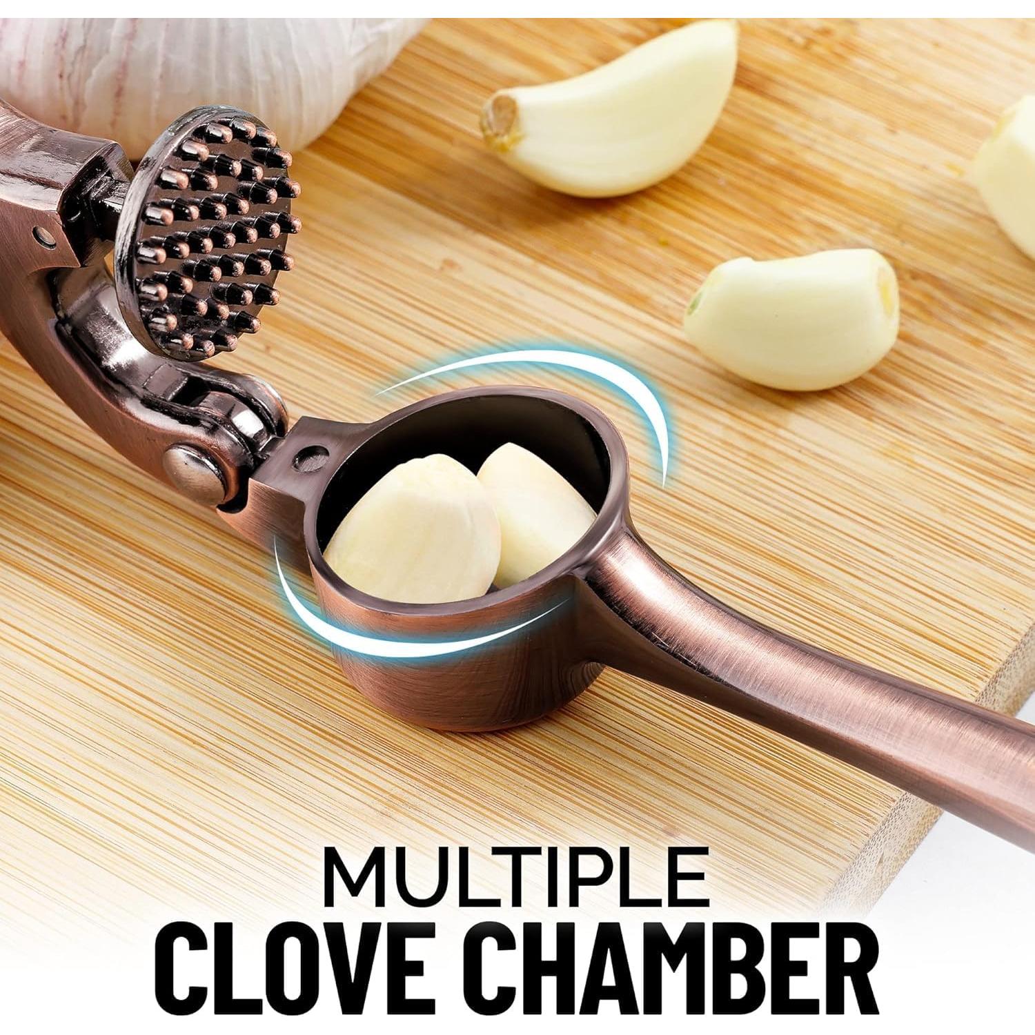 Prensa de Ajo AllStyle By Patel Acero Inoxidable Bronce