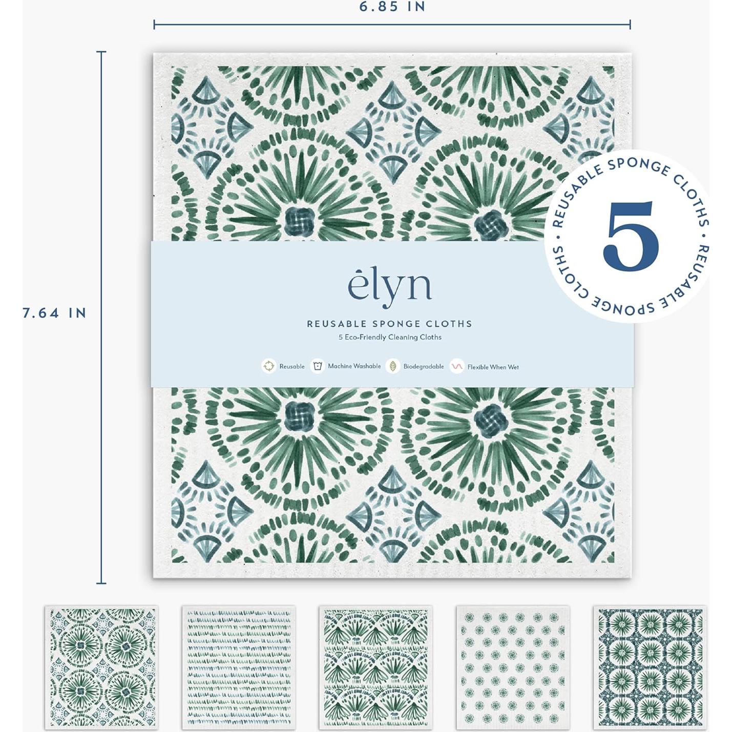 Paños de Cocina ELYN Bohemios Reutilizables 5 Unidades