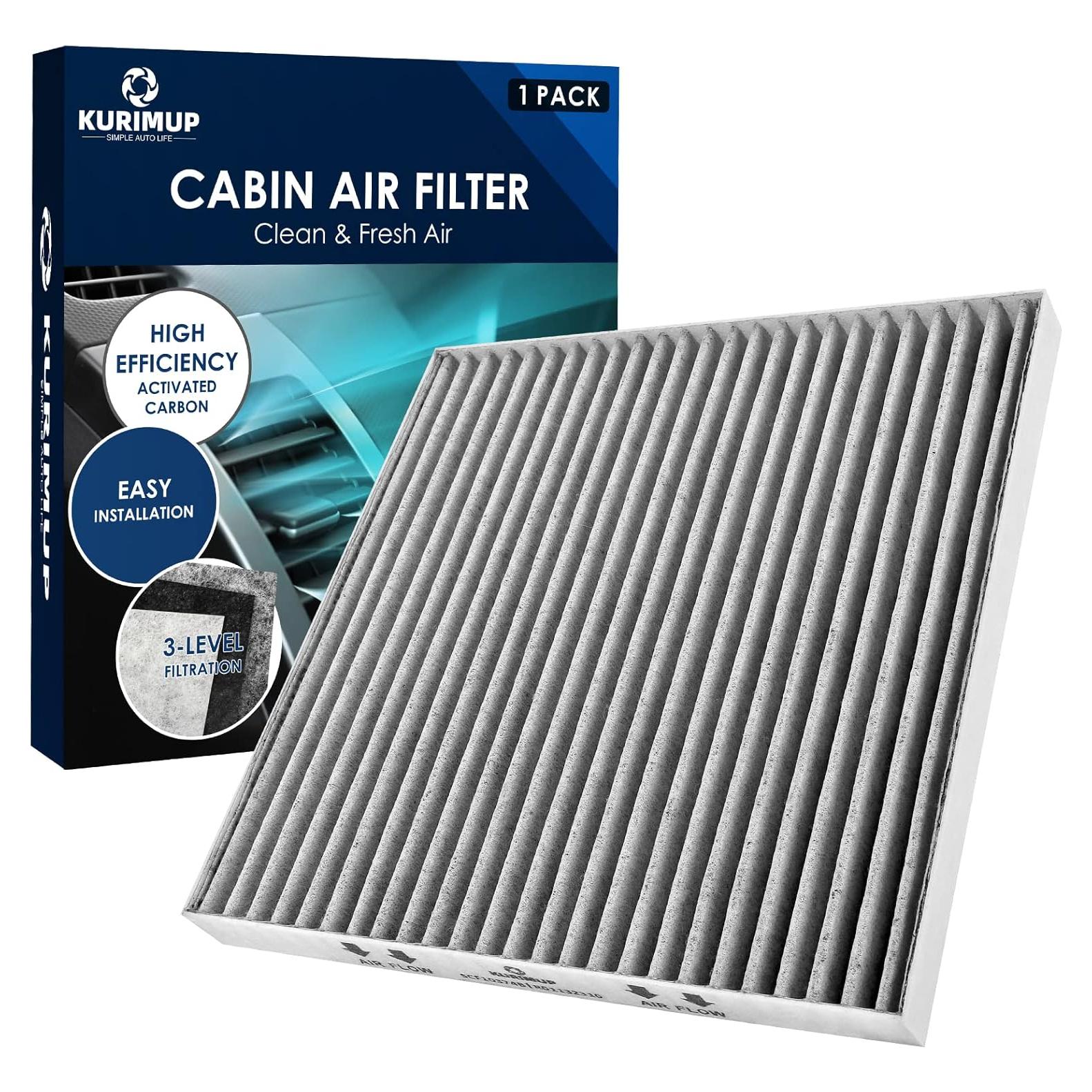 Filtro de Aire de Cabina Kurimup SCF10374S con Carbón Activado