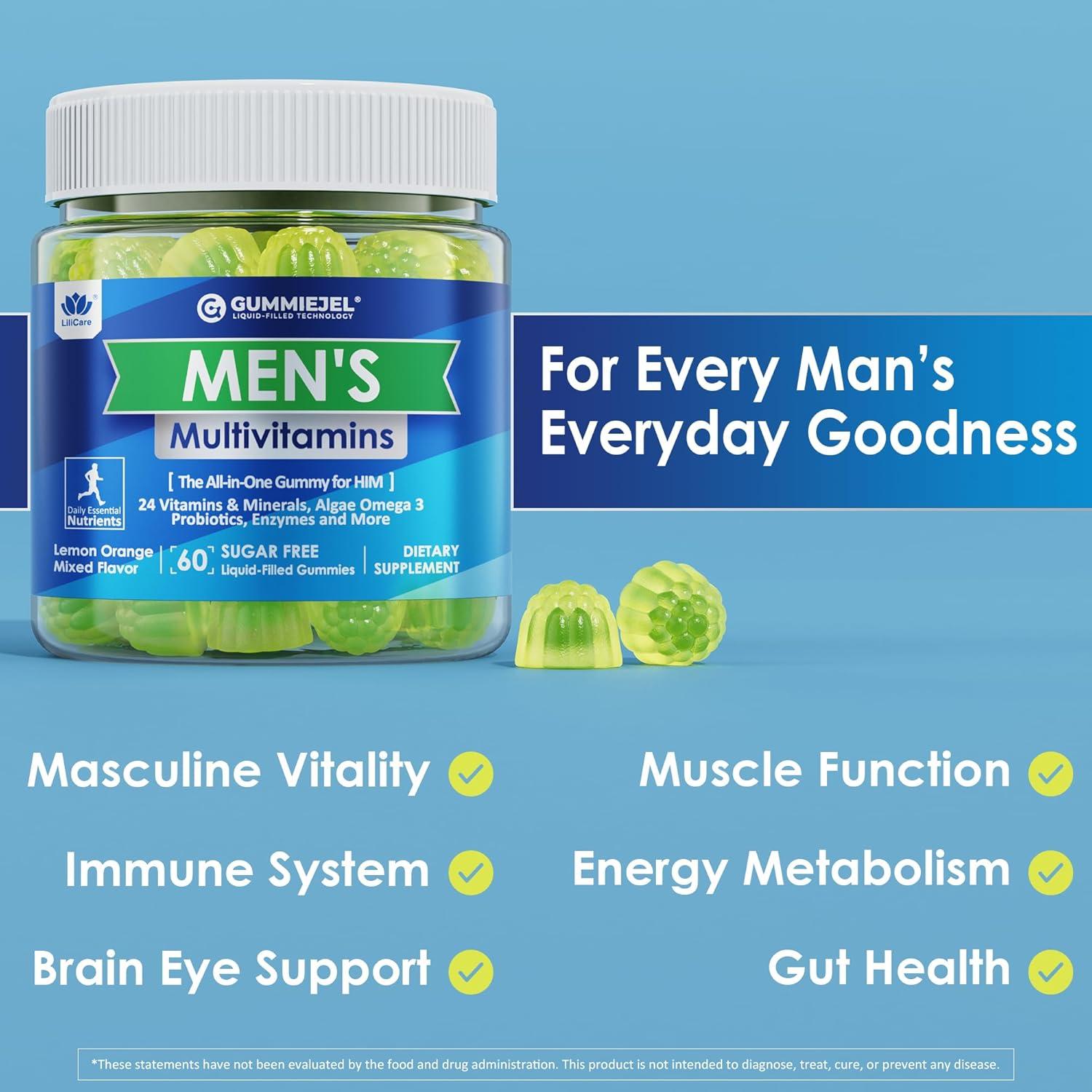 Gomitas Multivitamínicas LILICARE para Hombres 60 Unidades