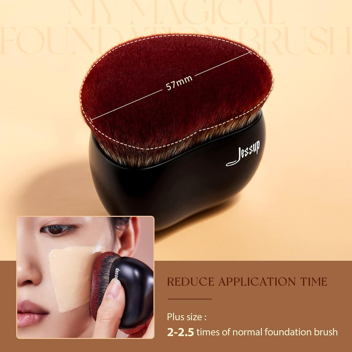 Brocha de Fundación Grande Kabuki Jessup SF001 - Negro