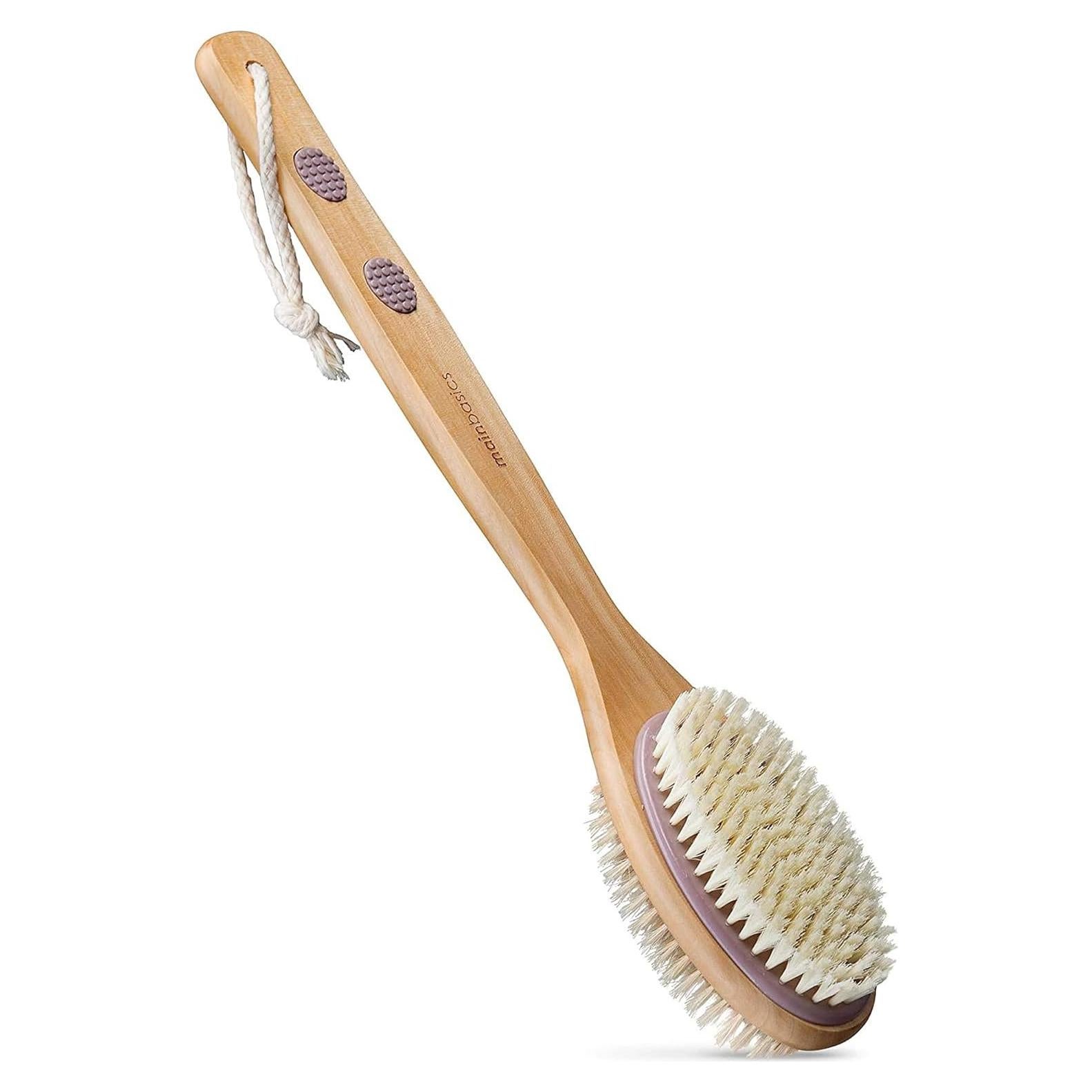 Cepillo de Espalda MainBasics Doble Cara Lavanda 41.91 cm