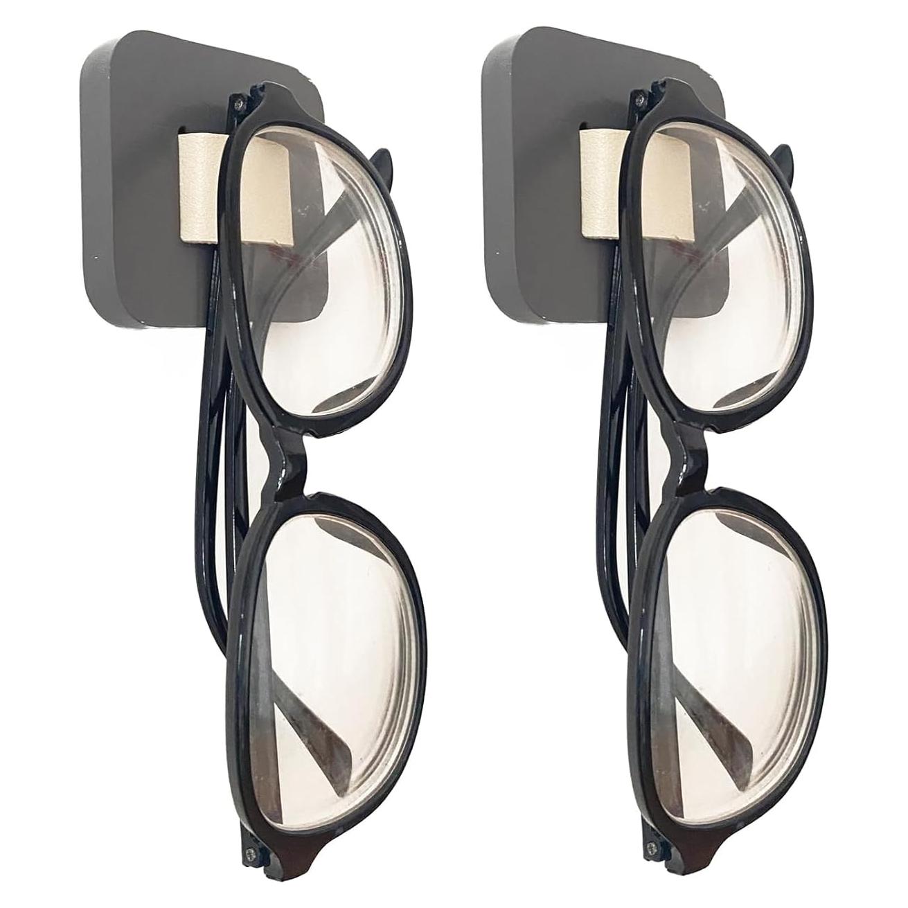 Organizador de Gafas de Sol FINDAMAZE 2 Pcs Corto Gris