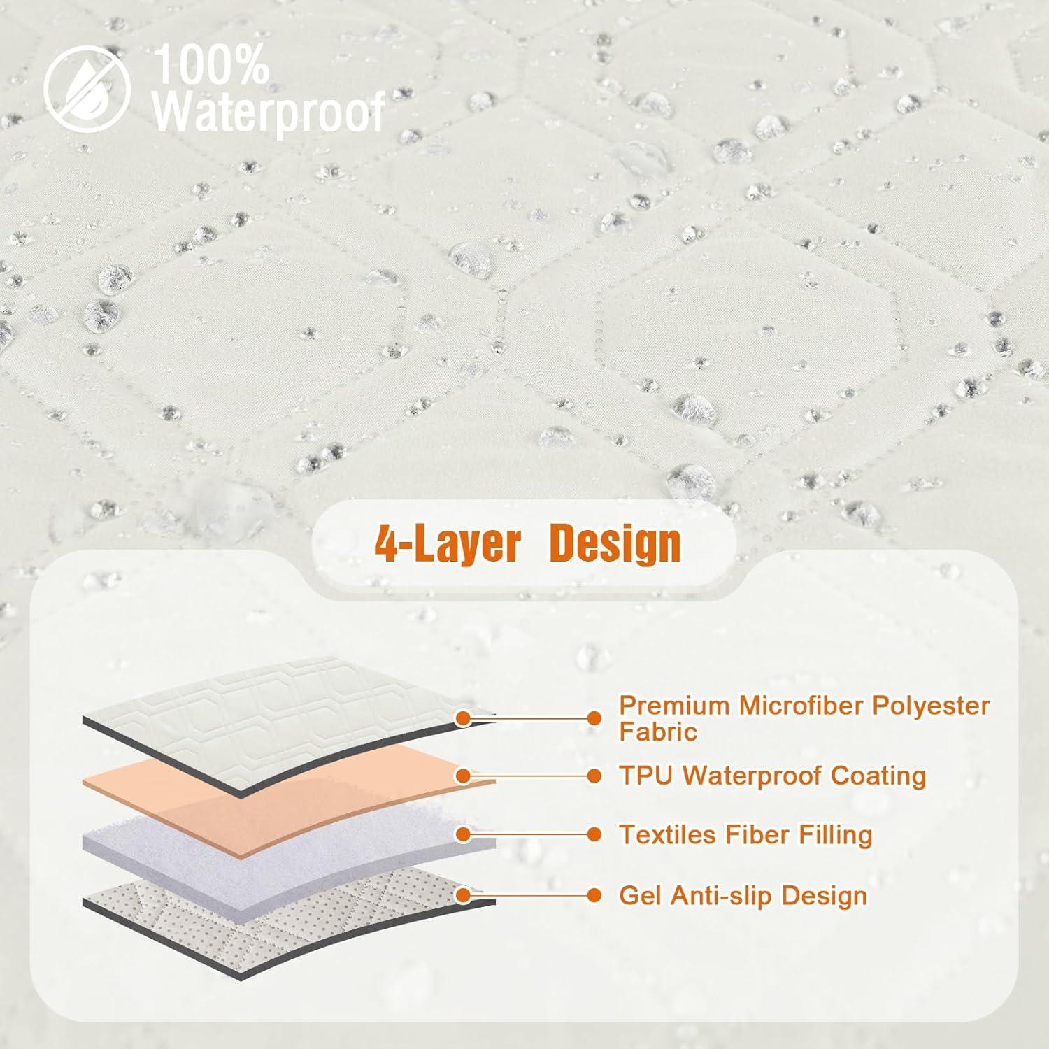 Funda Impermeable para Sofá Recliner VANSOFY 3 Plazas Antideslizante